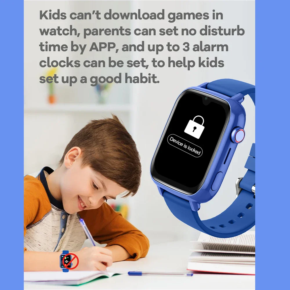 4G Kids Smart Watch with GPS, Video Call, SOS, Camera & Location Tracker - Image 4
