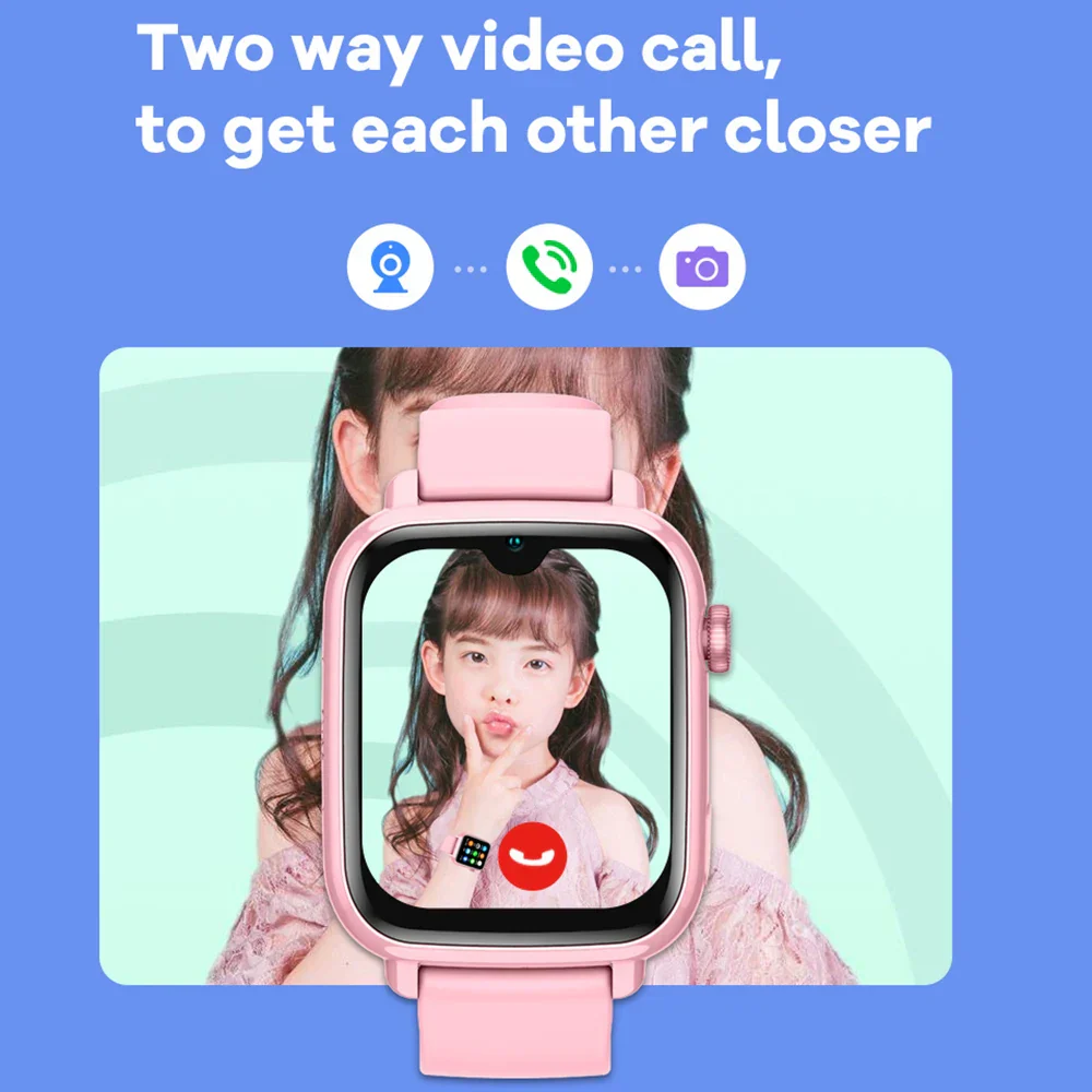 4G Kids Smart Watch with GPS, Video Call, SOS, Camera & Location Tracker - Image 5