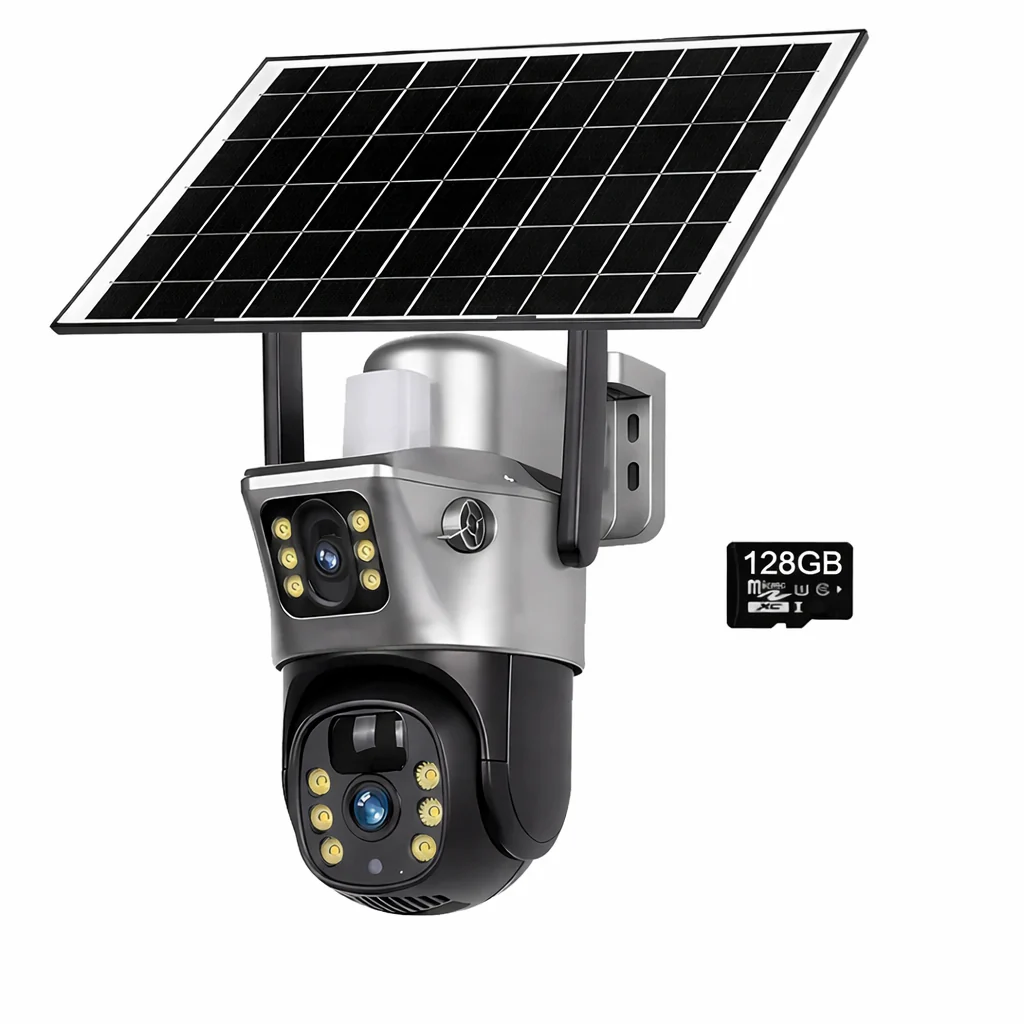 4G WiFi Solar Security Camera Dual Lens 8MP 4K PIR Night Vision Outdoor - Image 12