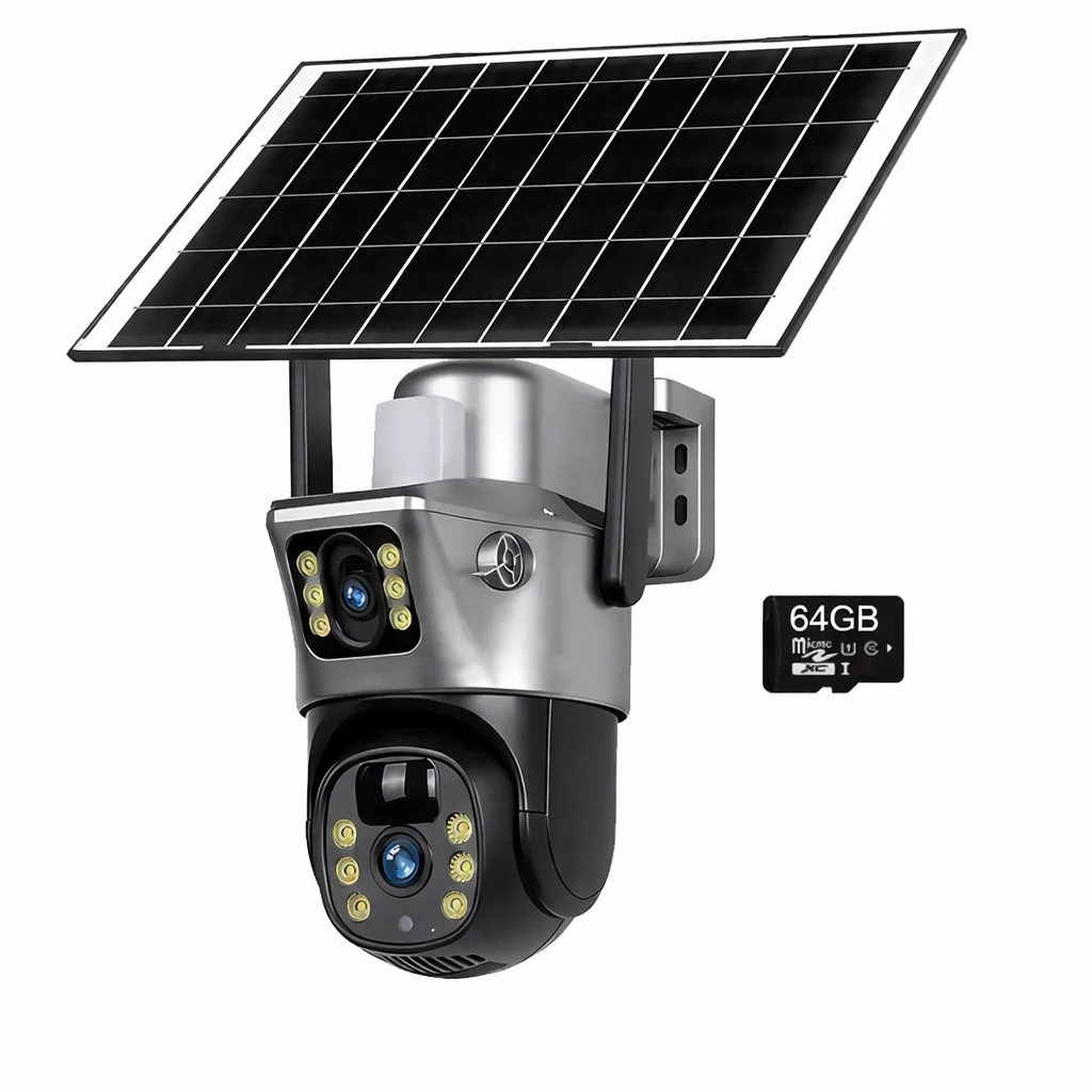 4G WiFi Solar Security Camera Dual Lens 8MP 4K PIR Night Vision Outdoor - Image 14