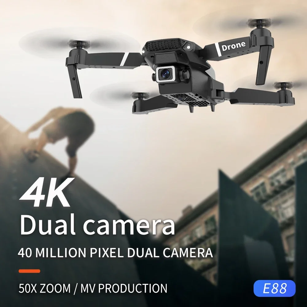 4K WiFi FPV Drone Foldable Quadcopter HD Camera Altitude Hold RC - Image 3
