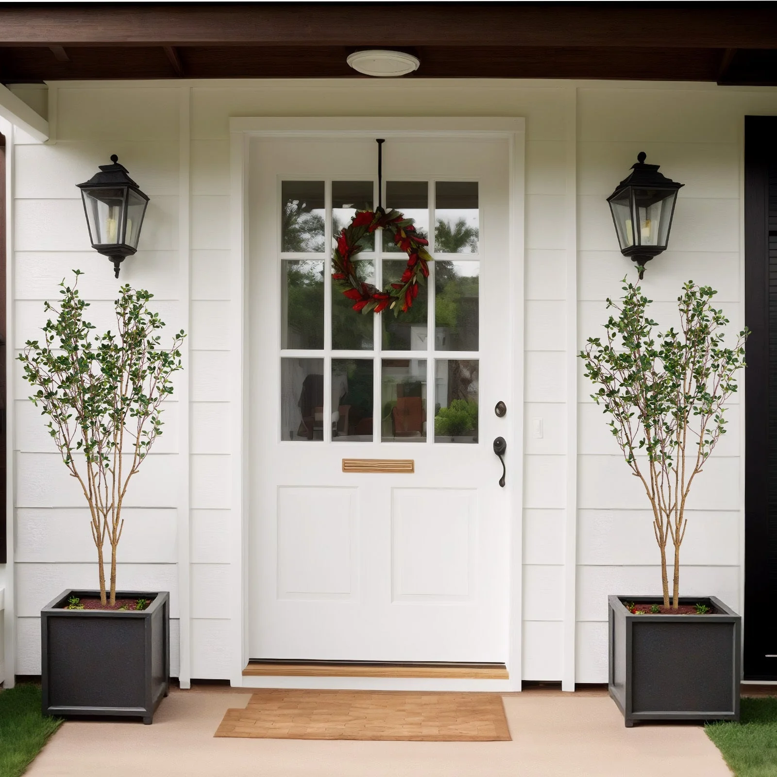5.2FT Artificial Tree Graceful Evergreen Faux Plant - Image 7