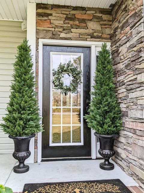 5.5’ Cypress Cone Topiary Artificial Tree UV Resistant (Indoor/Outdoor) - Image 2