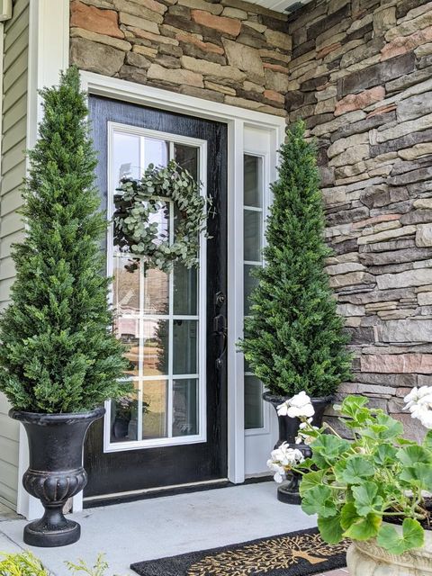 5.5’ Cypress Cone Topiary Artificial Tree UV Resistant (Indoor/Outdoor) - Image 3