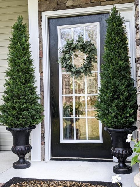 5.5’ Cypress Cone Topiary Artificial Tree UV Resistant (Indoor/Outdoor) - Image 5