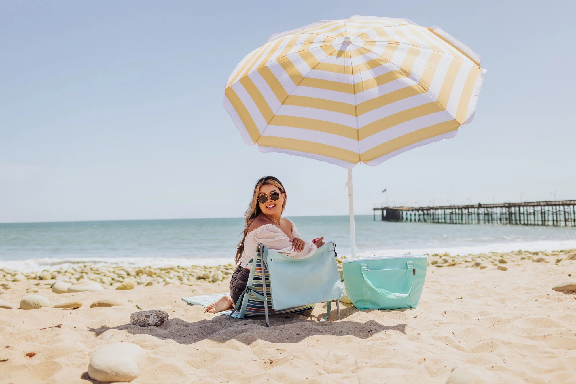 5.5 Ft. Portable Beach Umbrella - Image 122