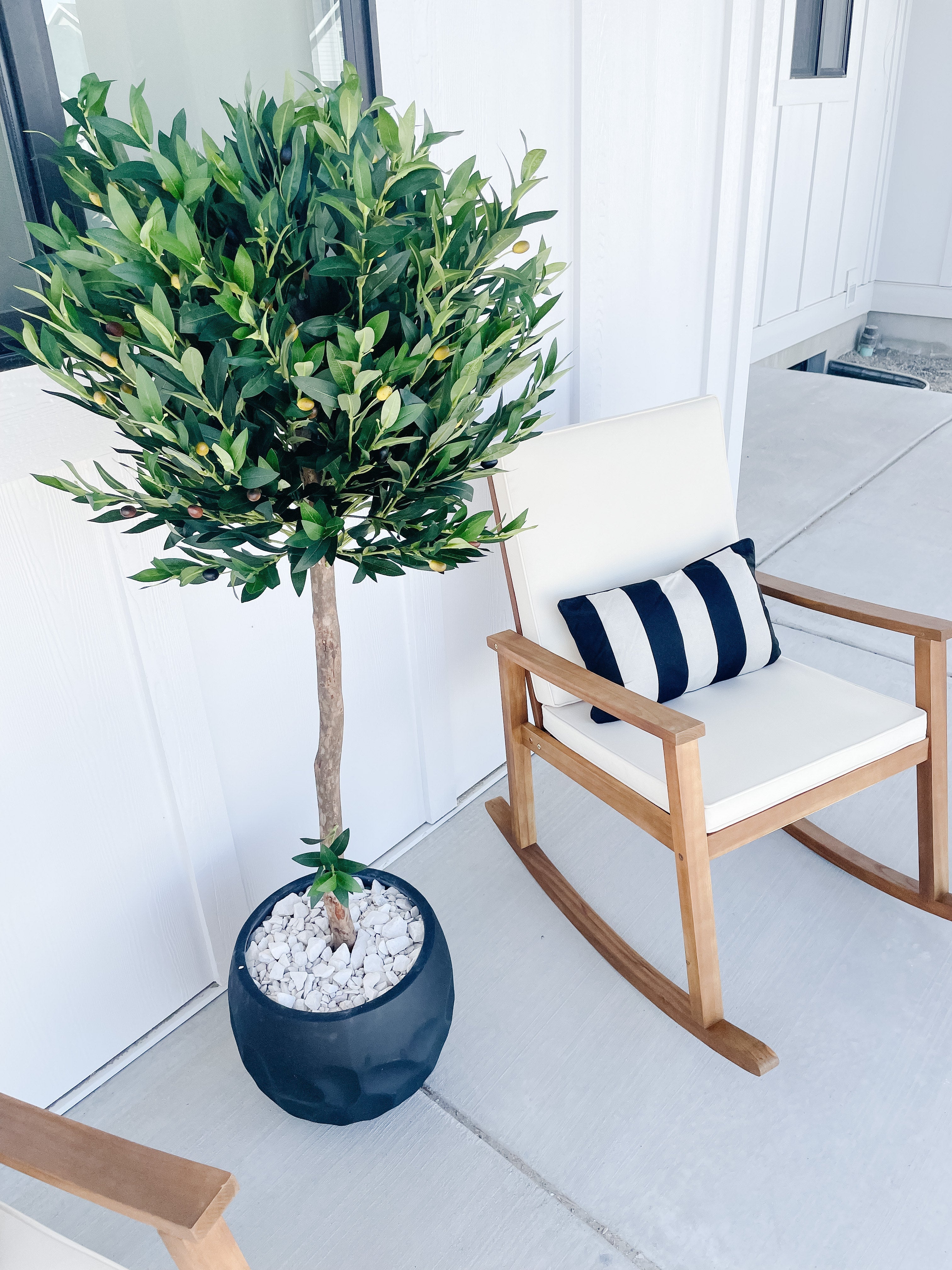 5.5’ Olive Topiary Artificial Tree UV Resistant (Indoor/Outdoor) - Image 12