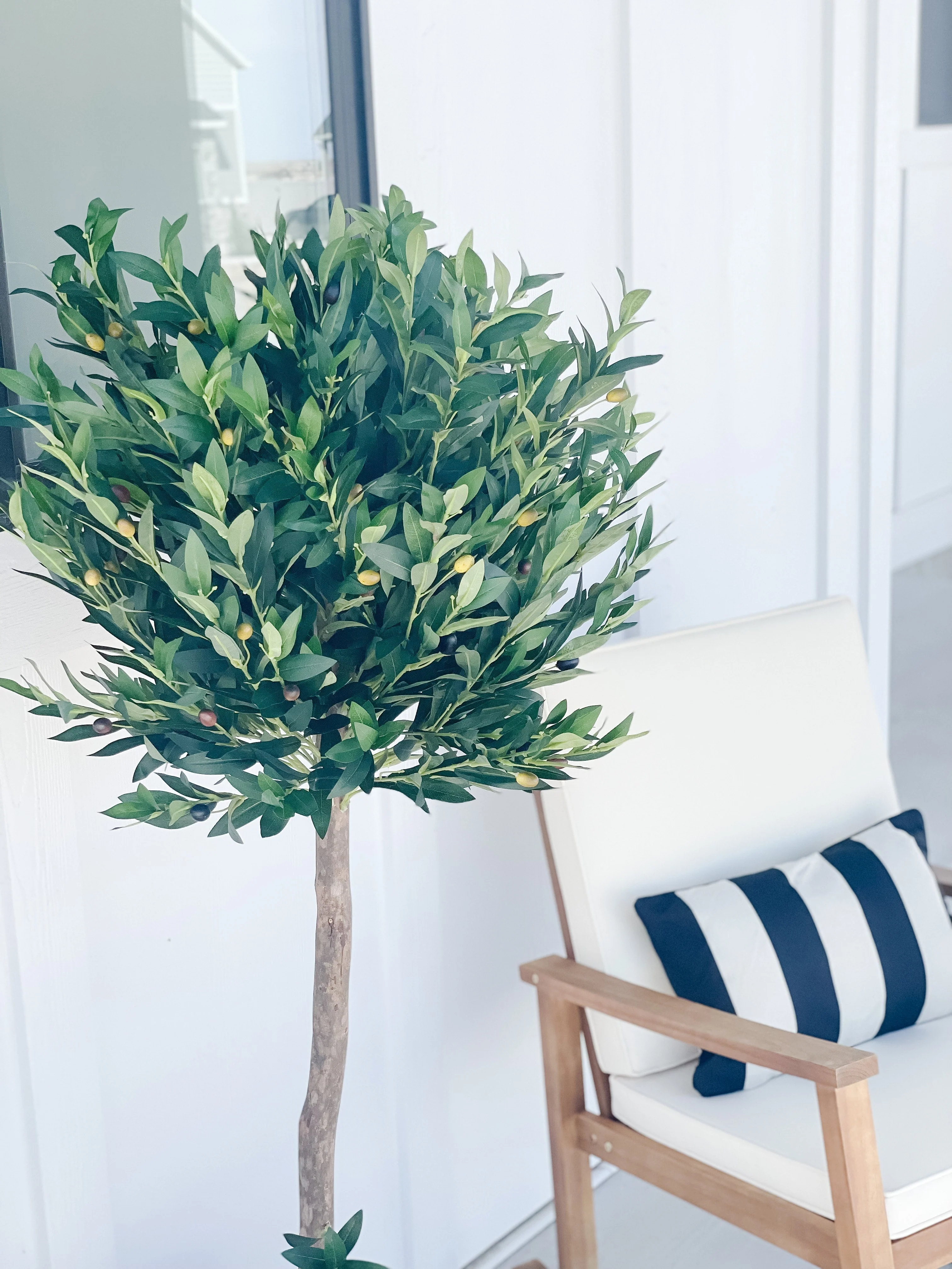 5.5’ Olive Topiary Artificial Tree UV Resistant (Indoor/Outdoor) - Image 15
