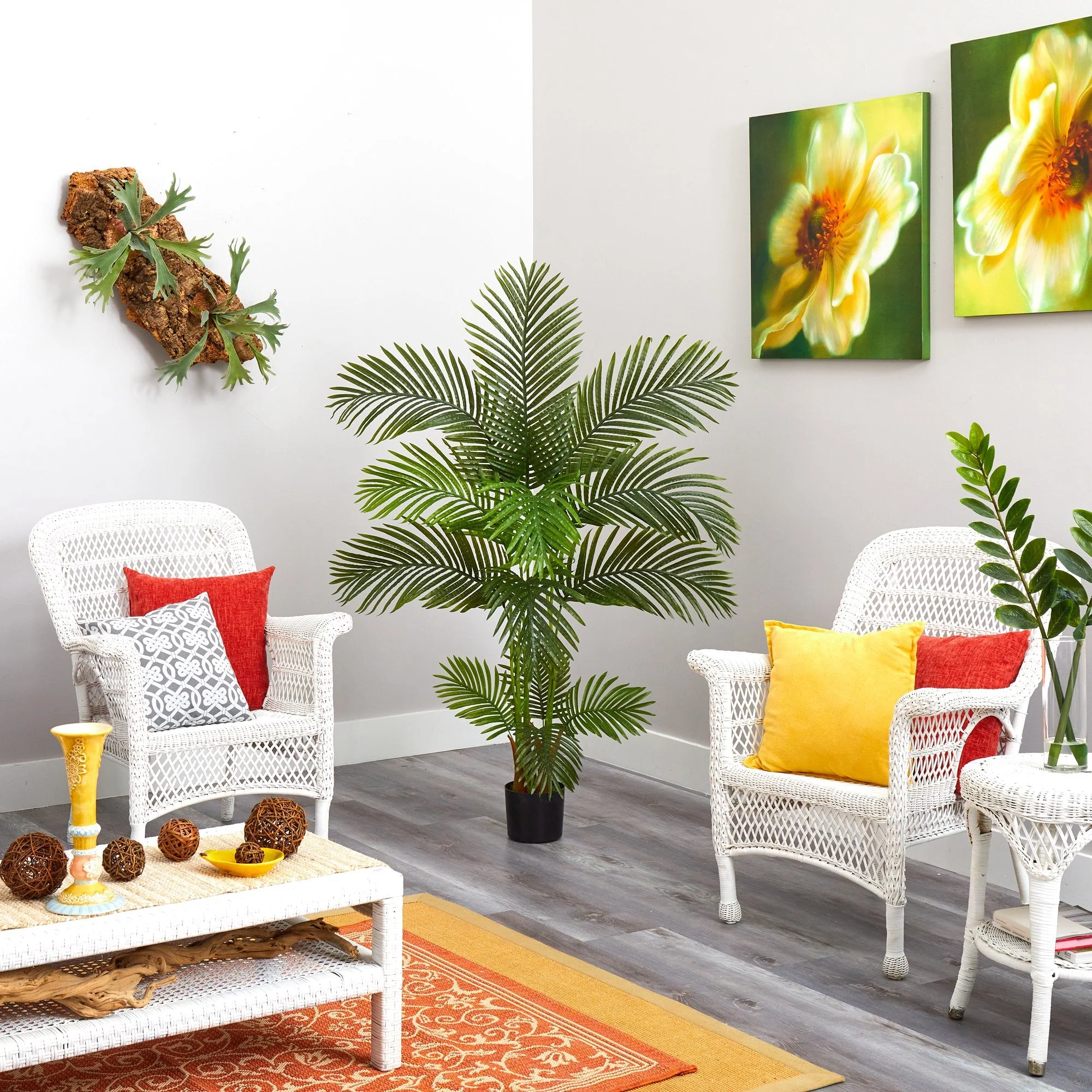 5' Areca Palm Artificial Tree - Image 4