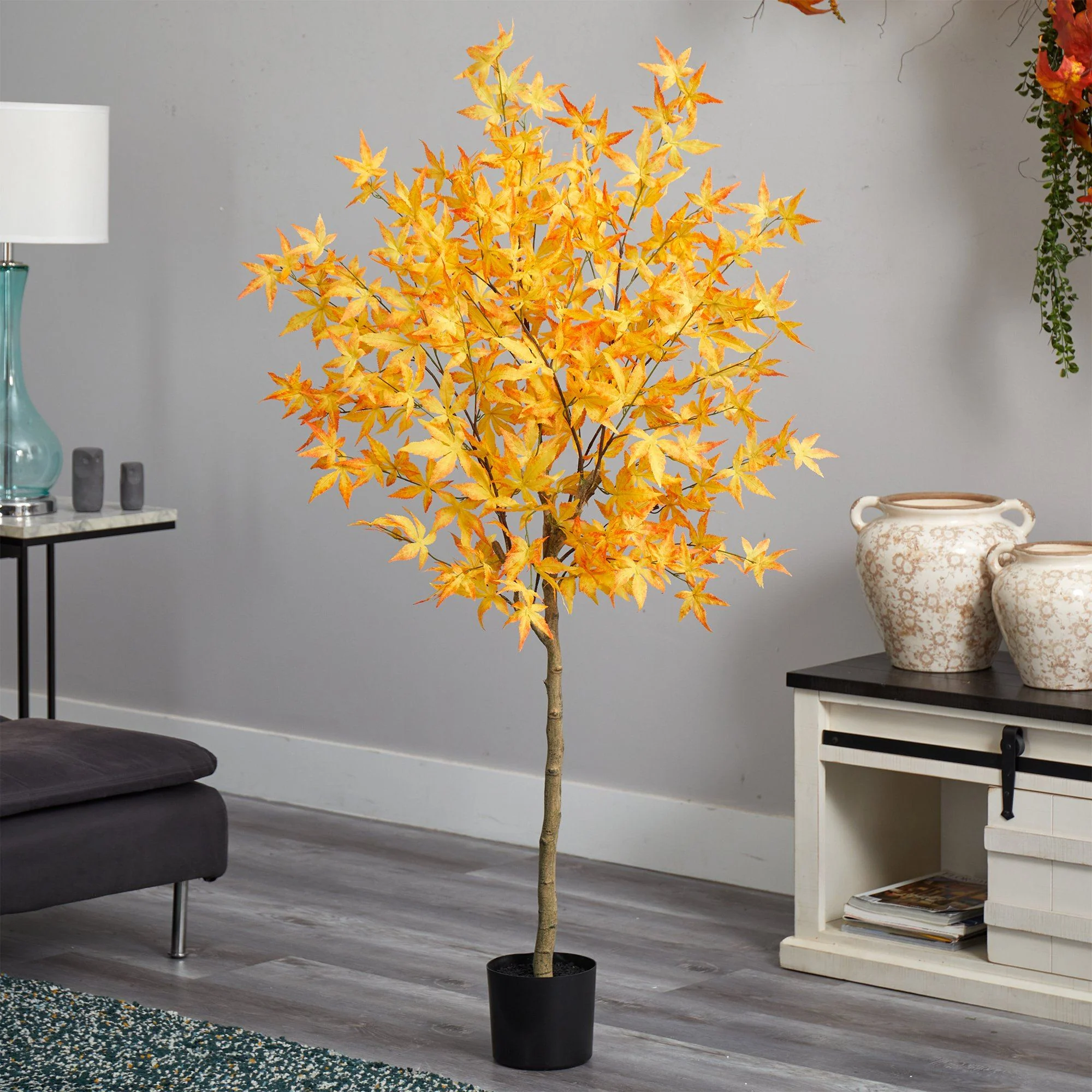 5' Autumn Maple Artificial Fall Tree - Image 3