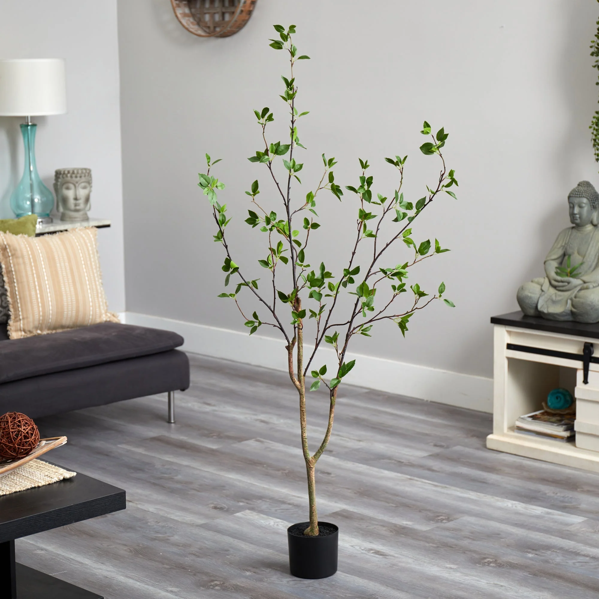 5’ Minimalist Citrus Artificial Tree - Image 5