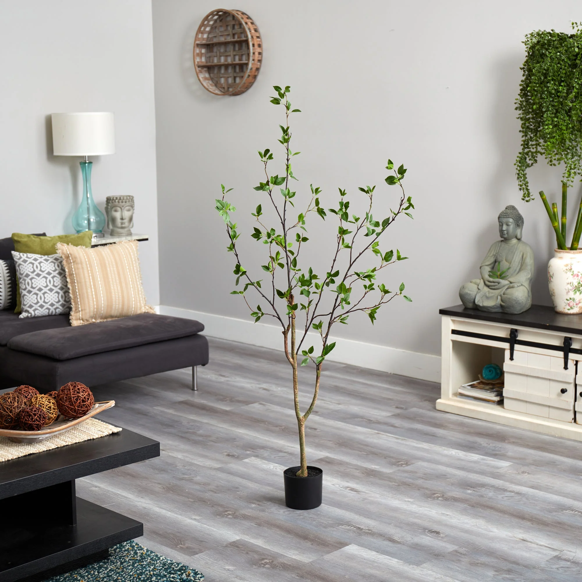 5’ Minimalist Citrus Artificial Tree - Image 6