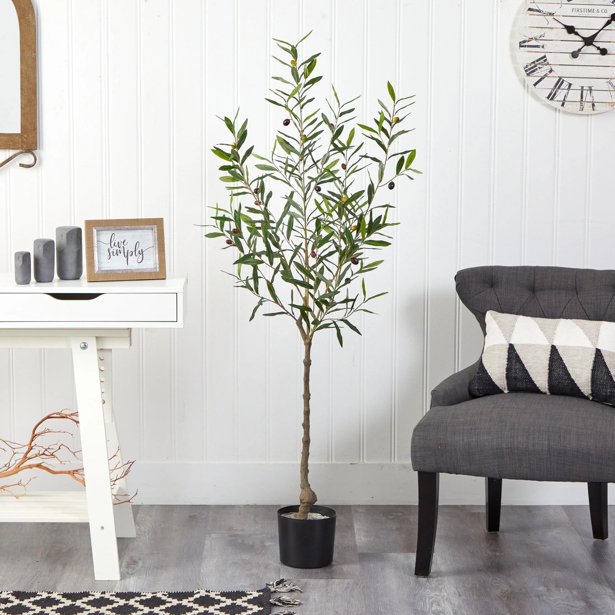 5’ Olive Artificial Tree - Image 5