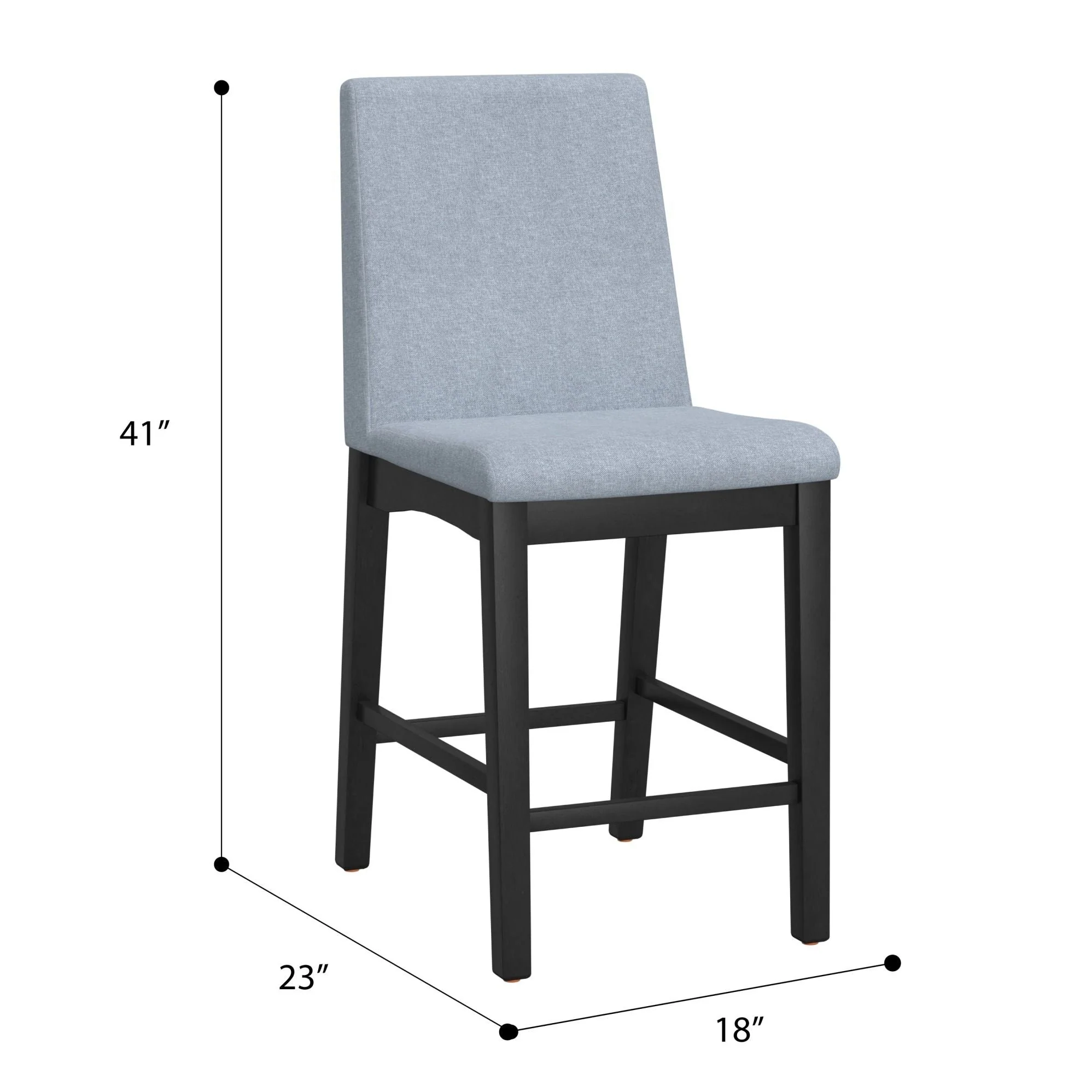 5 Piece Gathering Height Set - Gray - Wood - Image 2