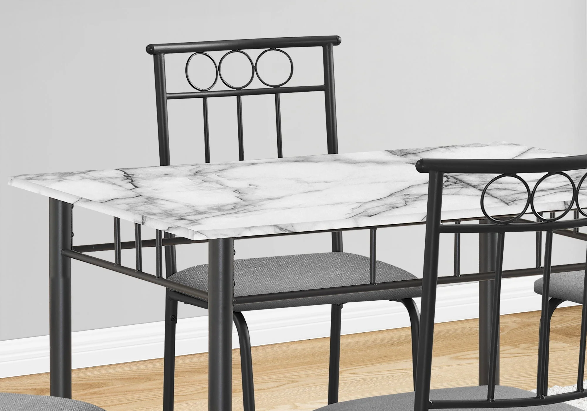 5 Pieces Dining Table Set, Small, Rectangular - Image 5
