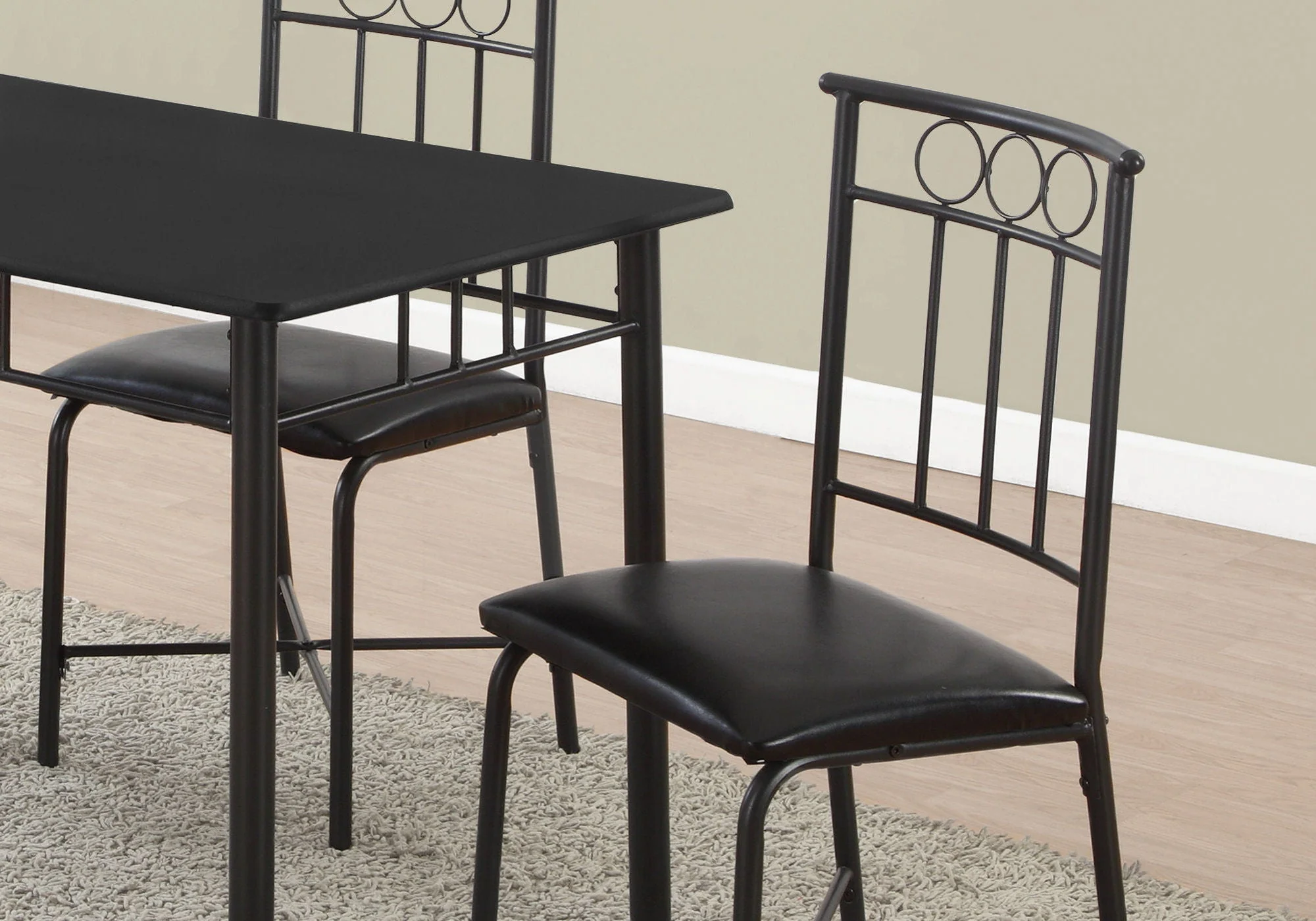 5 Pieces Dining Table Set, Small, Rectangular - Image 7