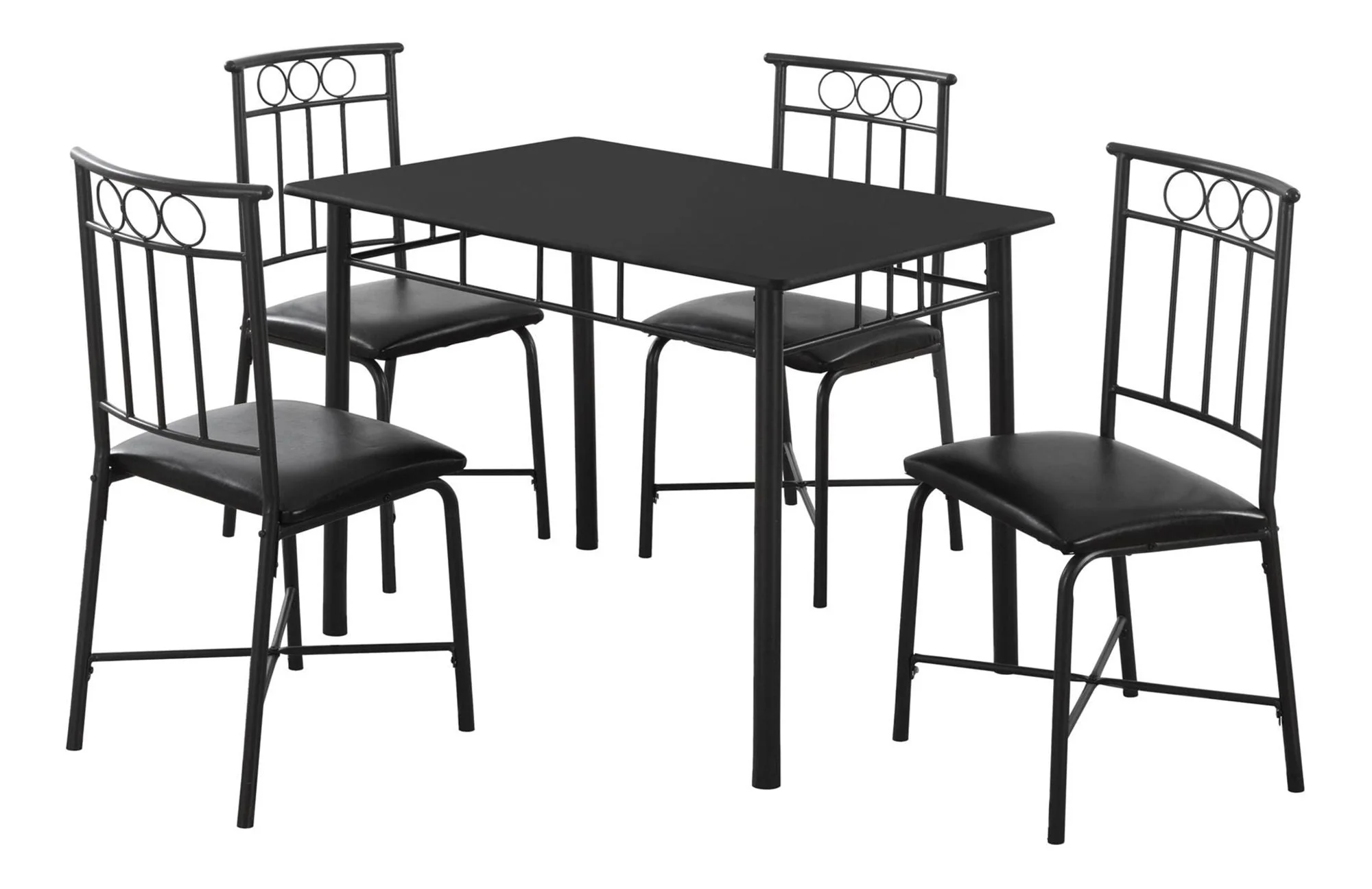 5 Pieces Dining Table Set, Small, Rectangular - Image 8
