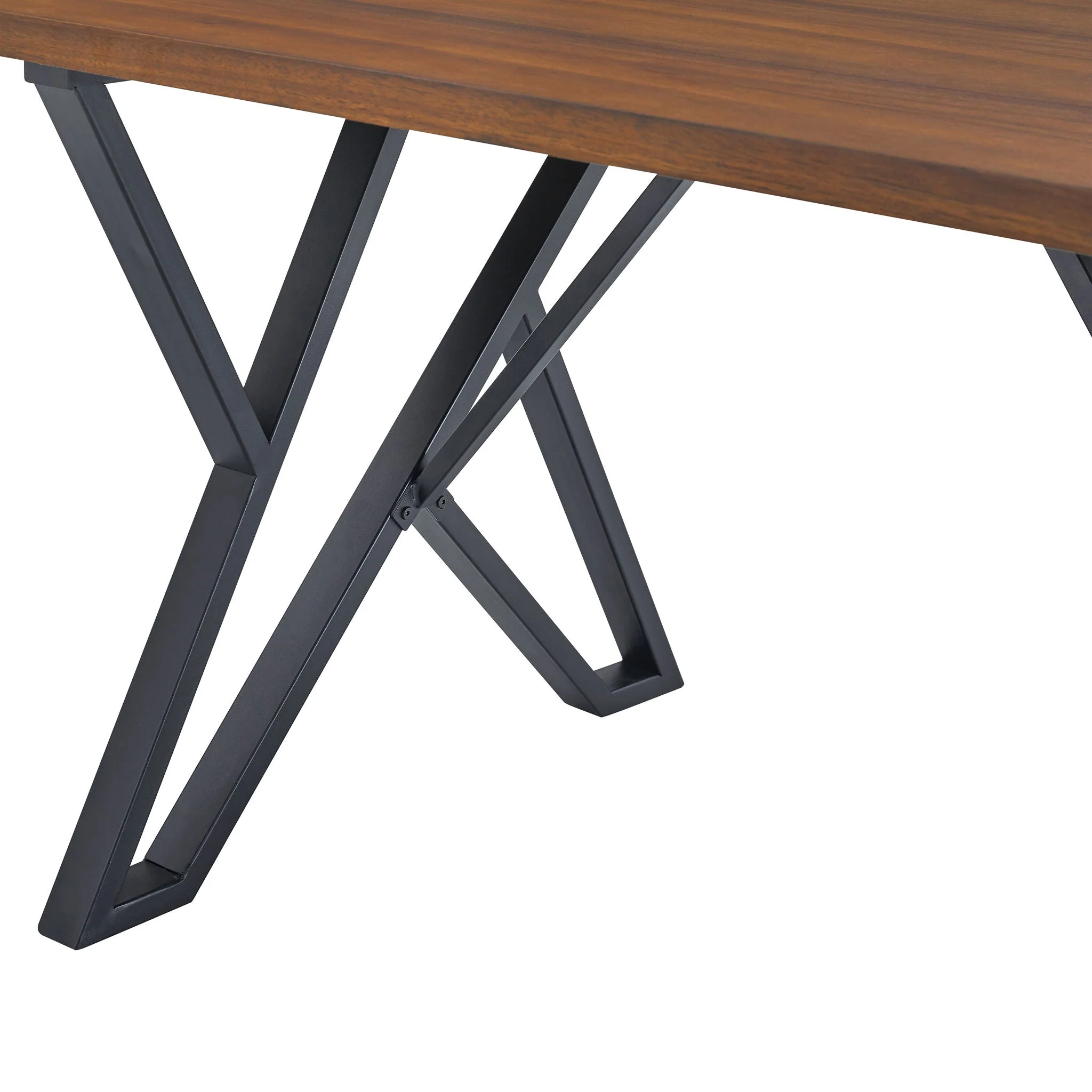 5 Pieces Modern Faux Leather And Metal Dining Set - Image 34