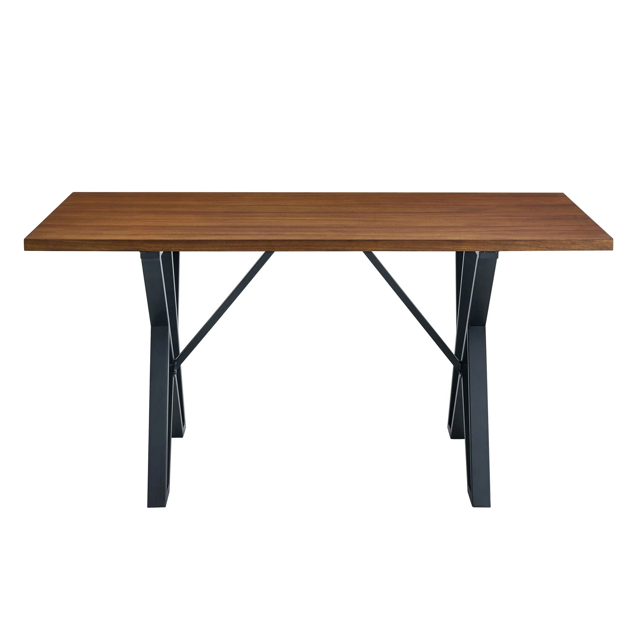 5 Pieces Modern Faux Leather And Metal Dining Set - Image 36