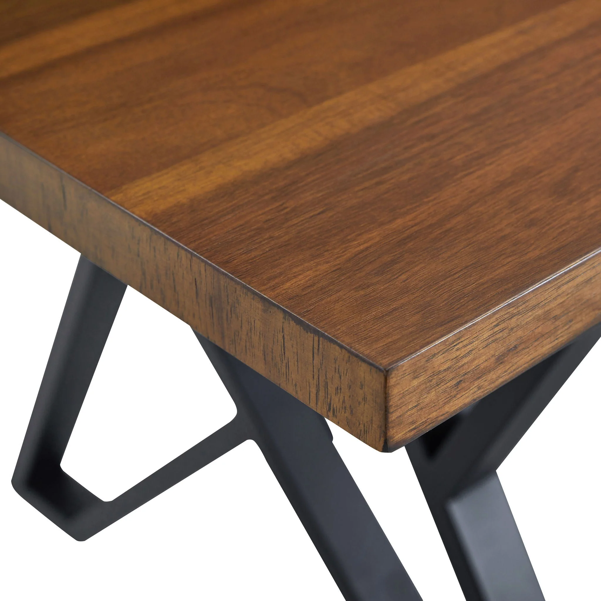 5 Pieces Modern Faux Leather And Metal Dining Set - Image 37