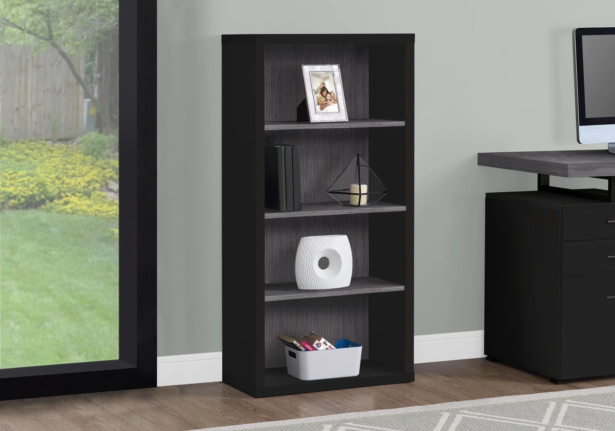 5 Tier For Office Bookshelf, Bookcase, Etagere, Contemporary & Modern - Image 15