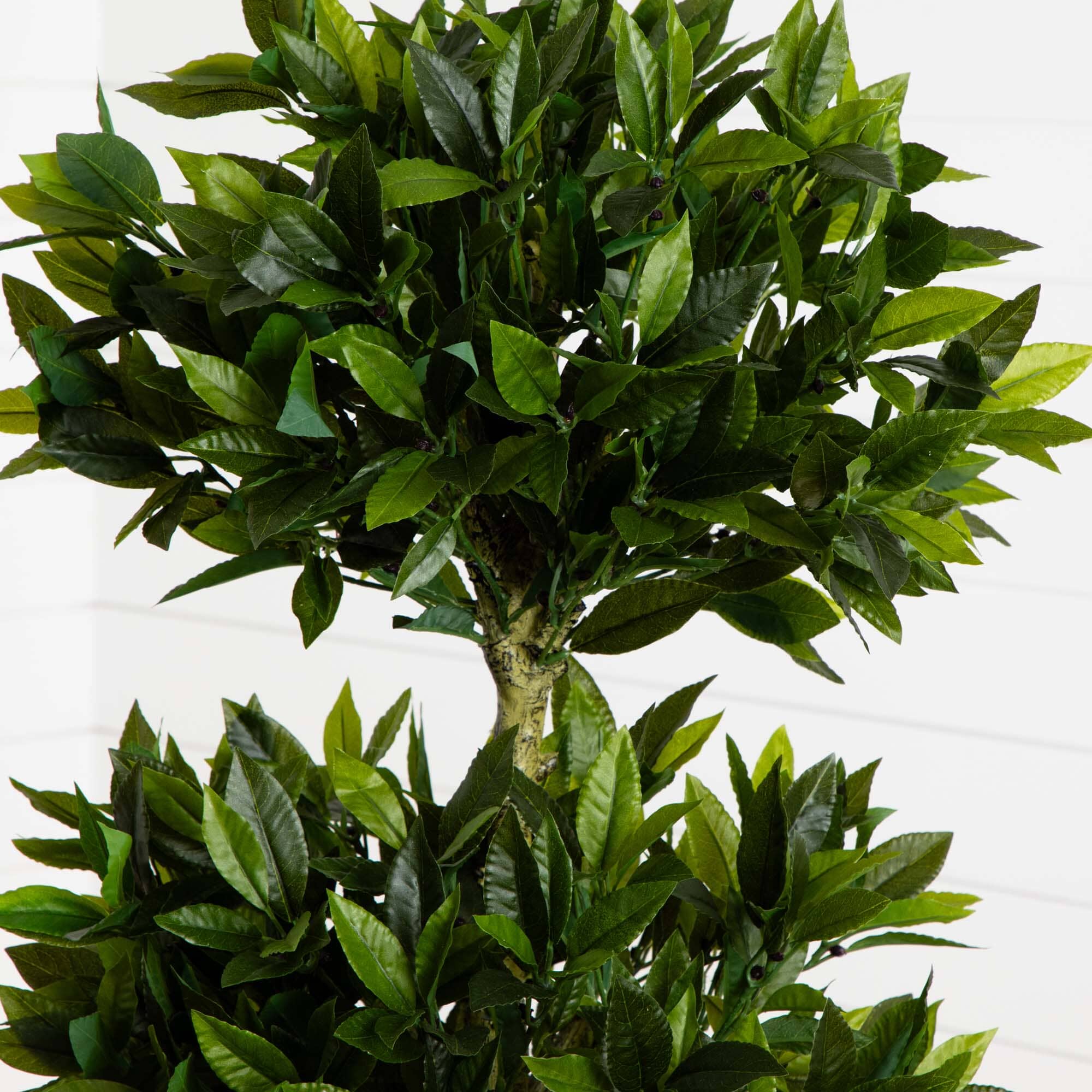 5' Triple Bay Leaf Topiary UV Resistant (Indoor/Outdoor) - Image 2