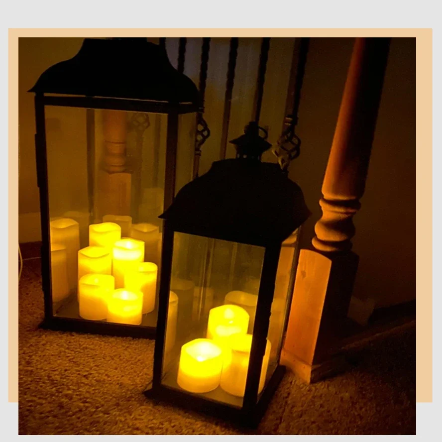 50 PCS LED Flameless Tealight Candles – Battery Operated Warm Light Decor - Image 5