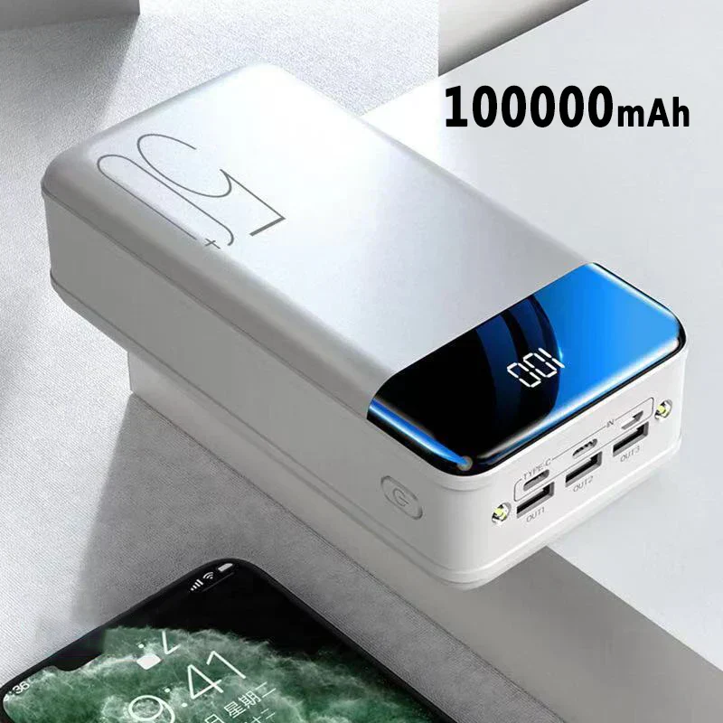 50000mAh Portable Power Bank High Capacity Fast Charging Multi-Device - Image 2