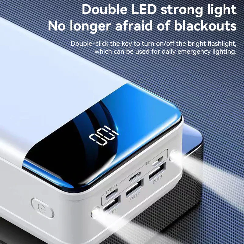 50000mAh Portable Power Bank High Capacity Fast Charging Multi-Device - Image 5