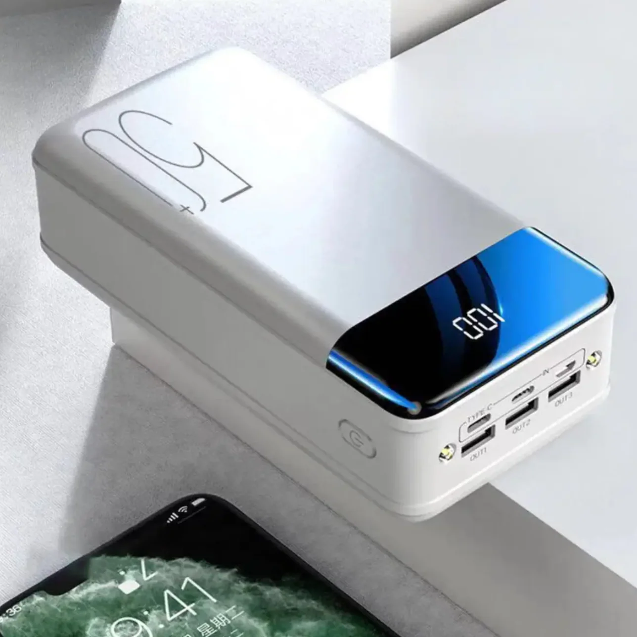 50000mAh Portable Power Bank High Capacity Fast Charging Multi-Device - Image 8