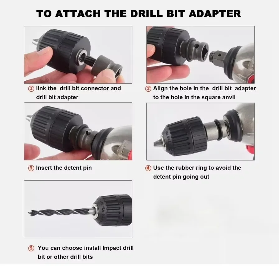 500Nm 1/2 Inch Brushless Cordless Impact Wrench 4 Speed Electric Driver - Image 3