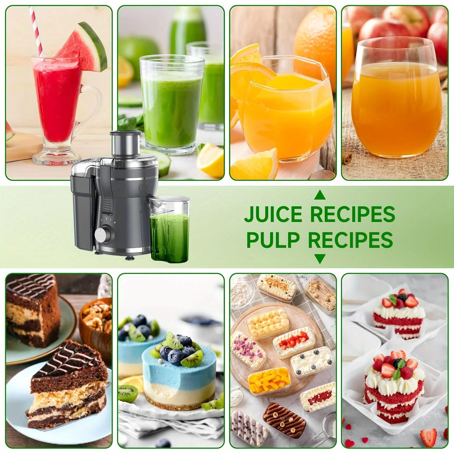 500W Juicer Machine for Fruits & Veggies – Wide Mouth, Stainless Steel, Easy Clean - Image 7