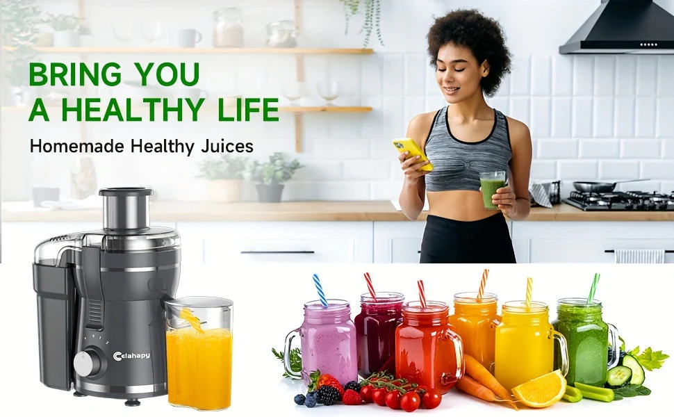 500W Juicer Machine for Fruits & Veggies – Wide Mouth, Stainless Steel, Easy Clean - Image 9