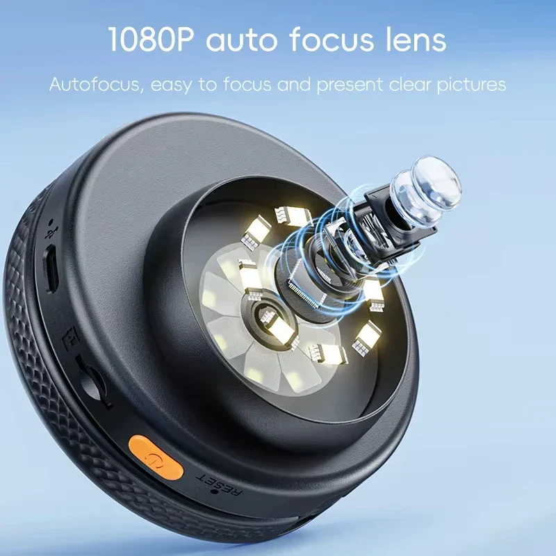 500X Digital Microscope 2 Inch IPS Screen Handheld Magnifier with LED - Image 3