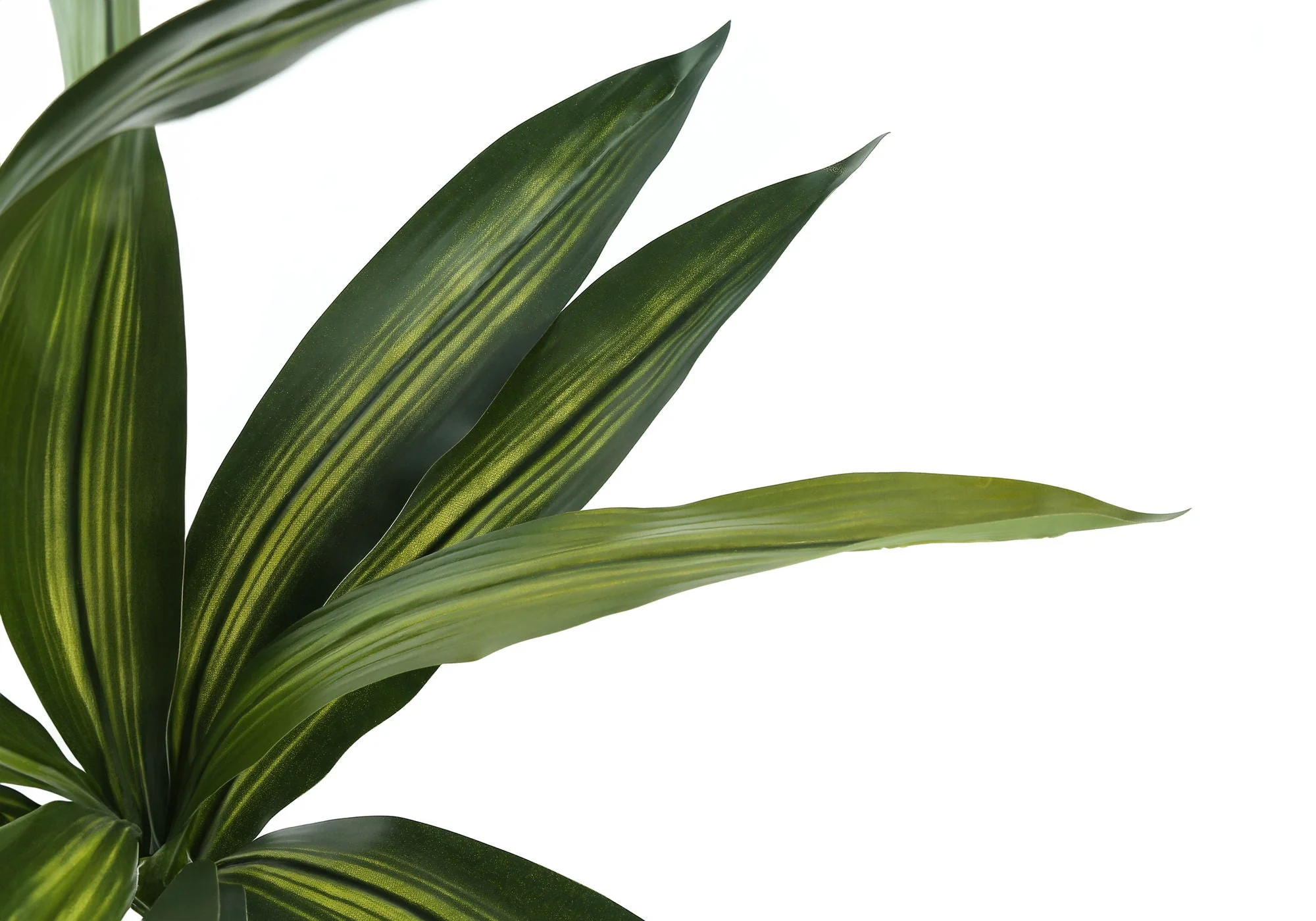 51" Tall, Artificial Plant, Dracaena Tree, Indoor, Faux, Fake, Floor, Greenery, Potted, Real Touch, Decorative - Green / Black - Image 2