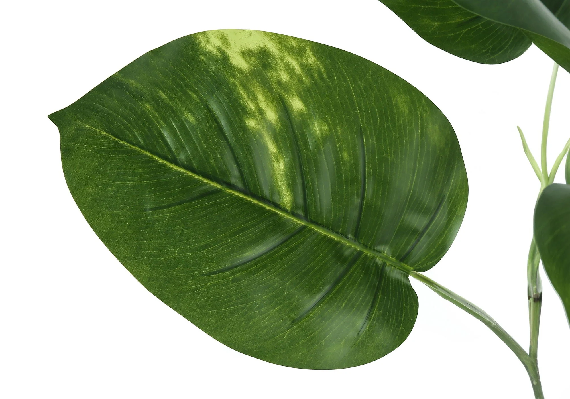 54" Tall, Artificial Plant, Dieffenbachia Tree, Indoor, Faux, Fake, Floor, Greenery, Potted, Real Touch, Decorative - Green / Black - Image 4