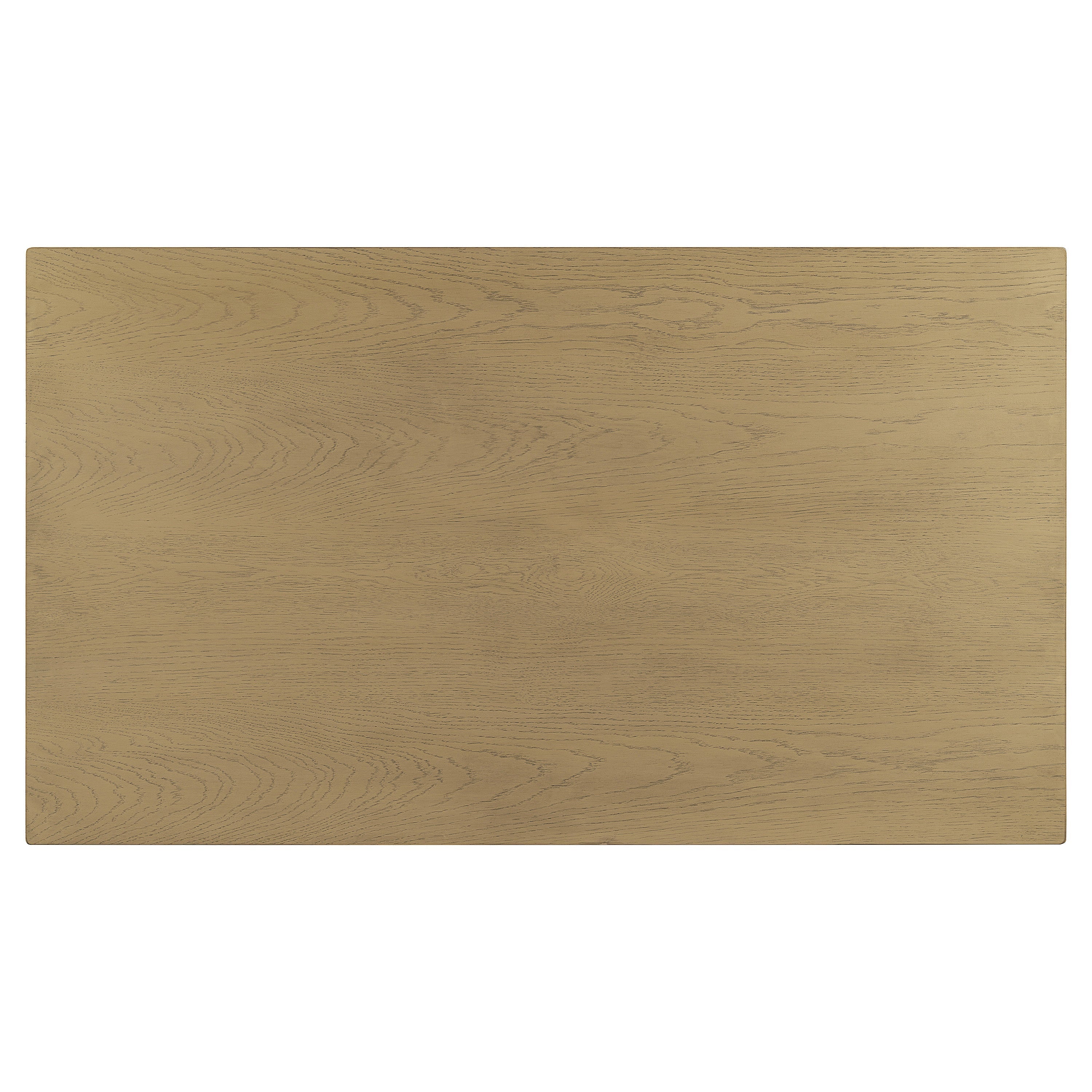 55.1' Wood Coffee Table with Black Legs and Open Storage Shelves - Image 10