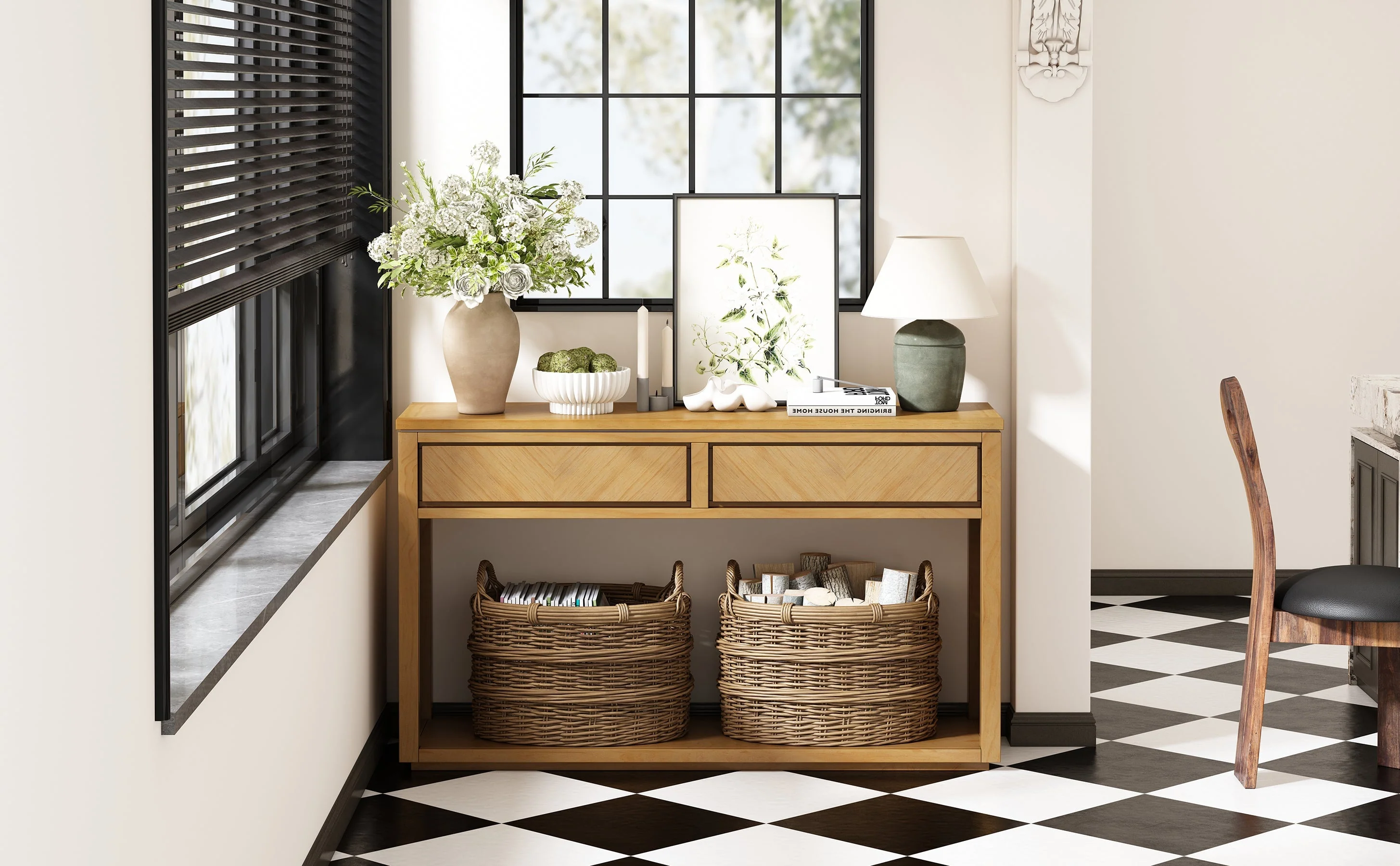 55' Console Table Natural - Image 28