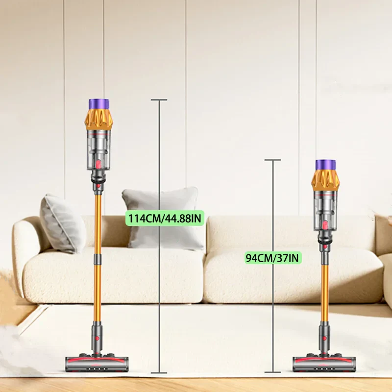 550W Cordless Vacuum Cleaner 45000Pa Powerful Brushless Motor Handheld Home - Image 2