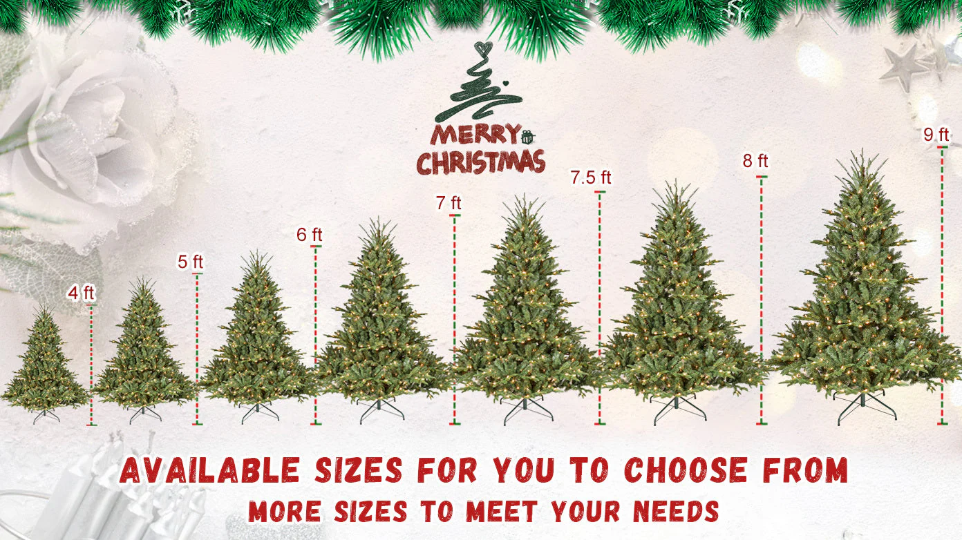 5FT The Full-Bodied Pre-Lit Evergreen Christmas Tree - Image 17