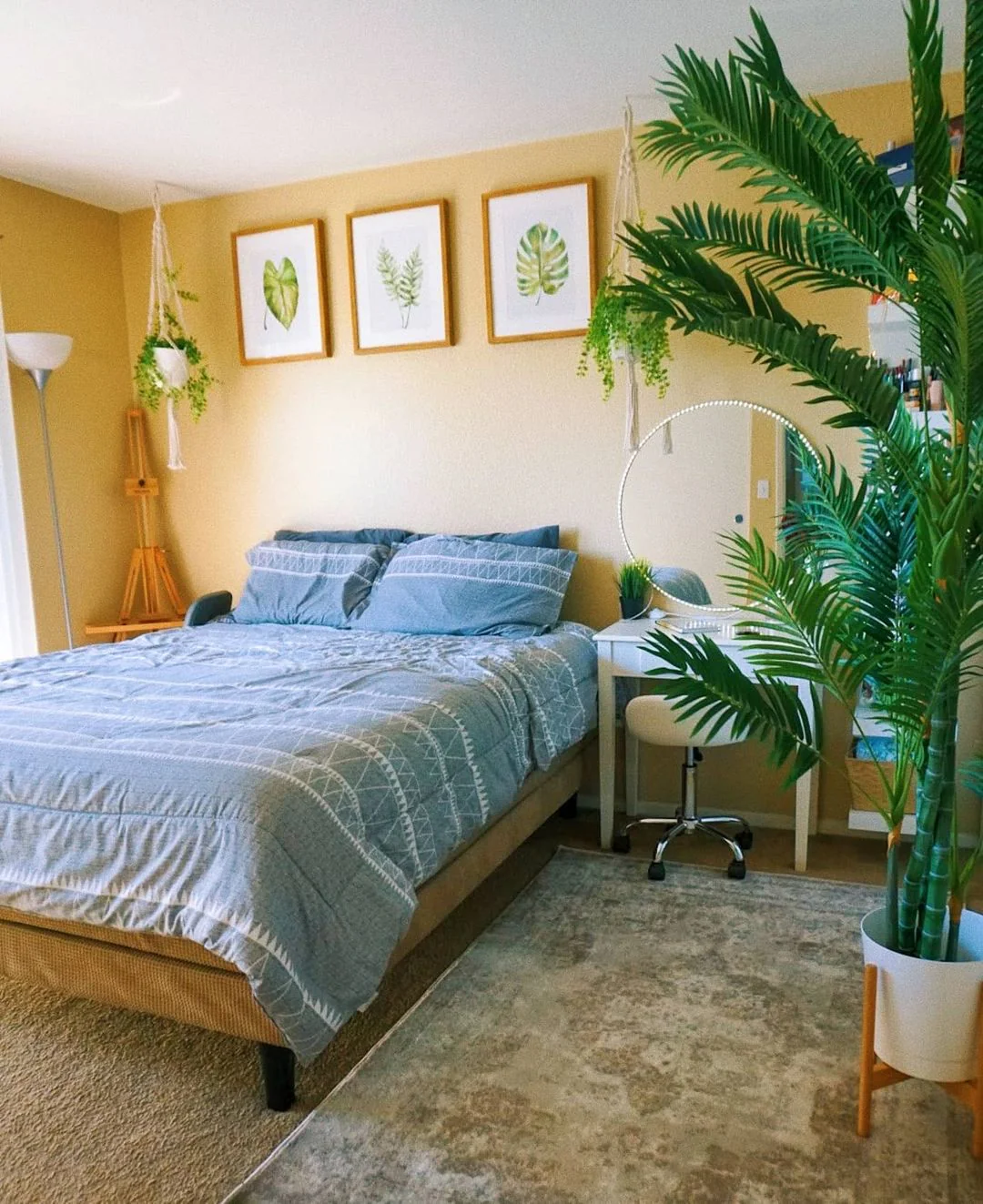 6.5' Golden Cane Artificial Palm Tree - Image 5