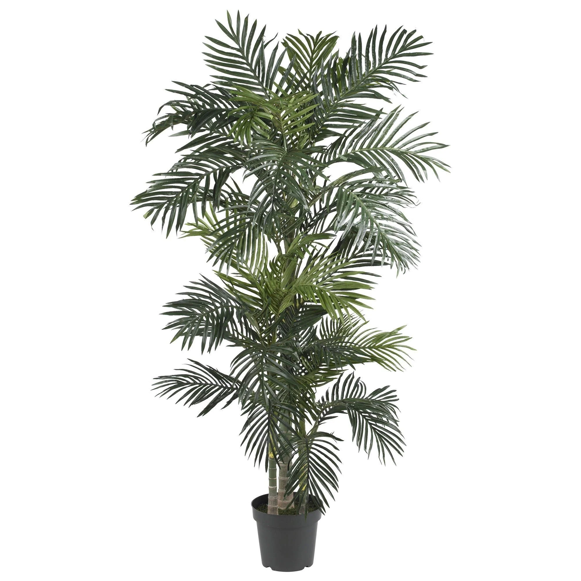 6.5' Golden Cane Artificial Palm Tree - Image 6