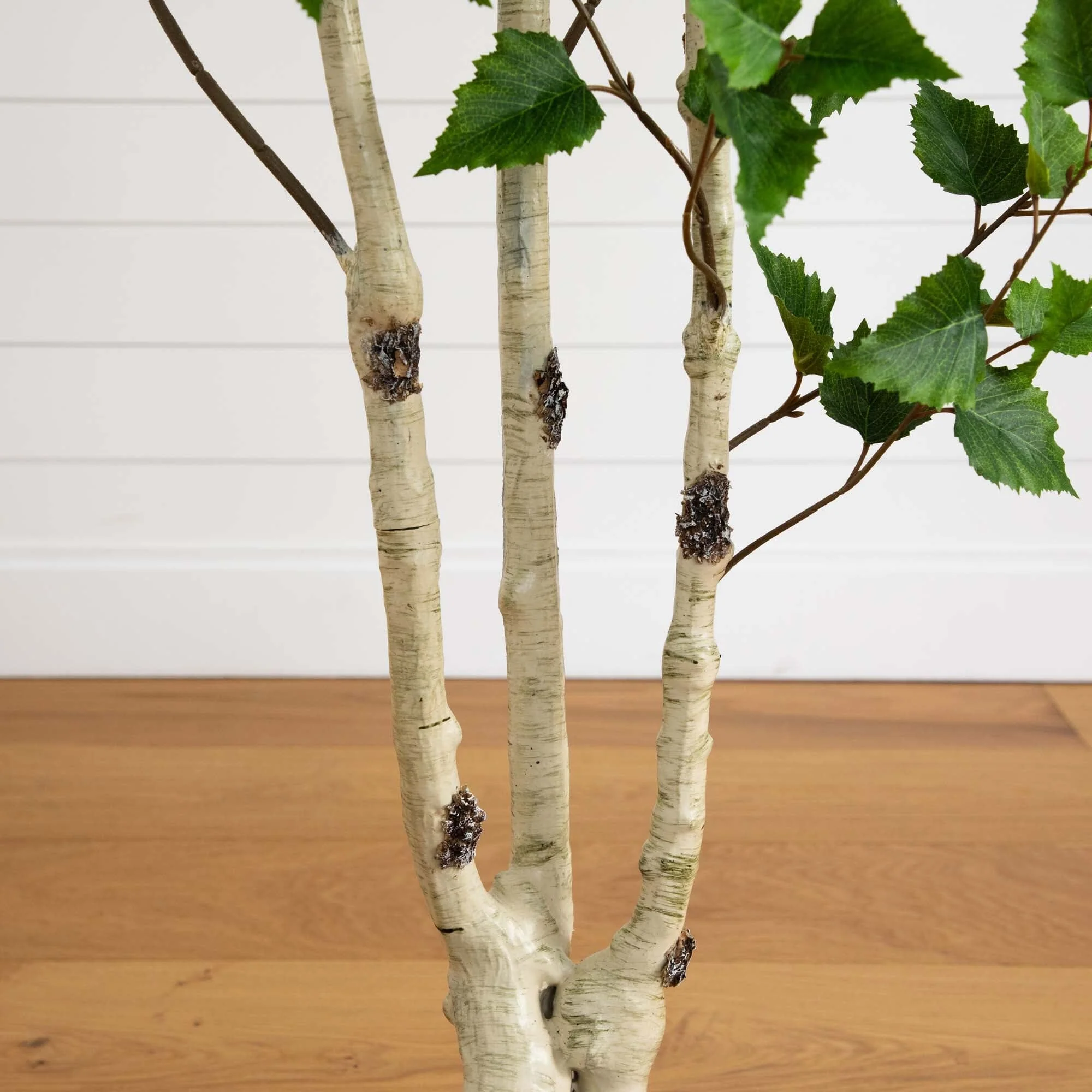 6’ Artificial Birch Tree with Real Touch Leaves - Image 4