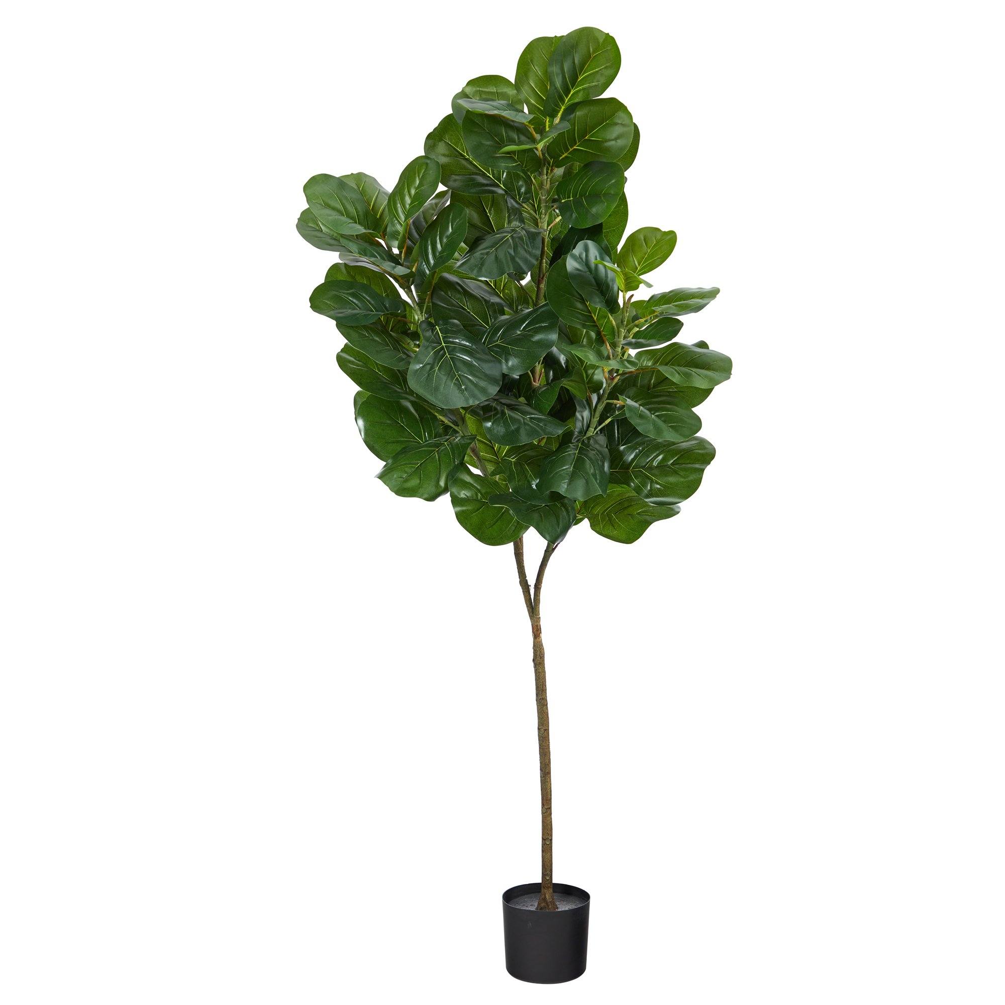 6’ Artificial Fiddle Leaf Fig Tree - Image 3