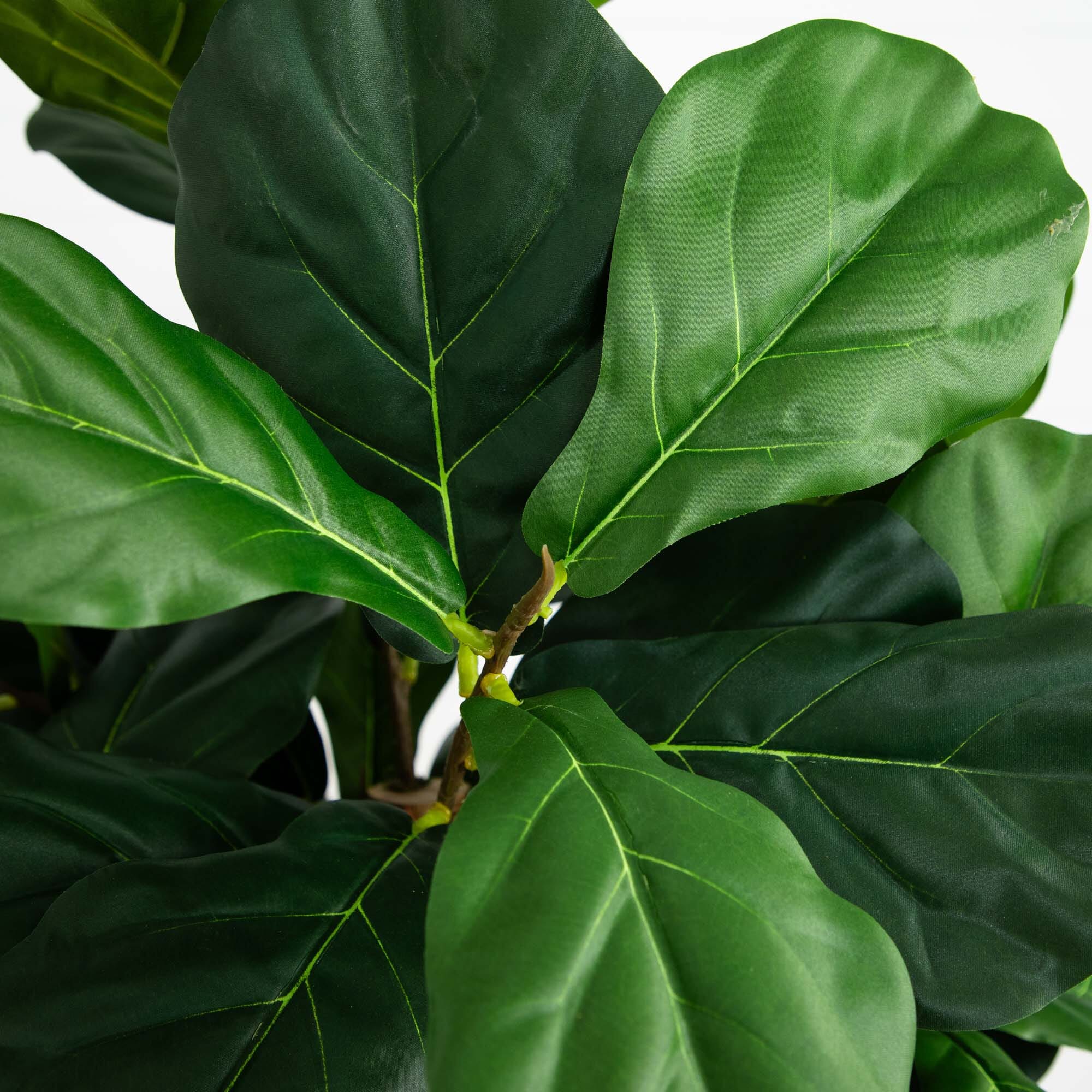 6’ Artificial Fiddle Leaf Fig Tree - Image 2
