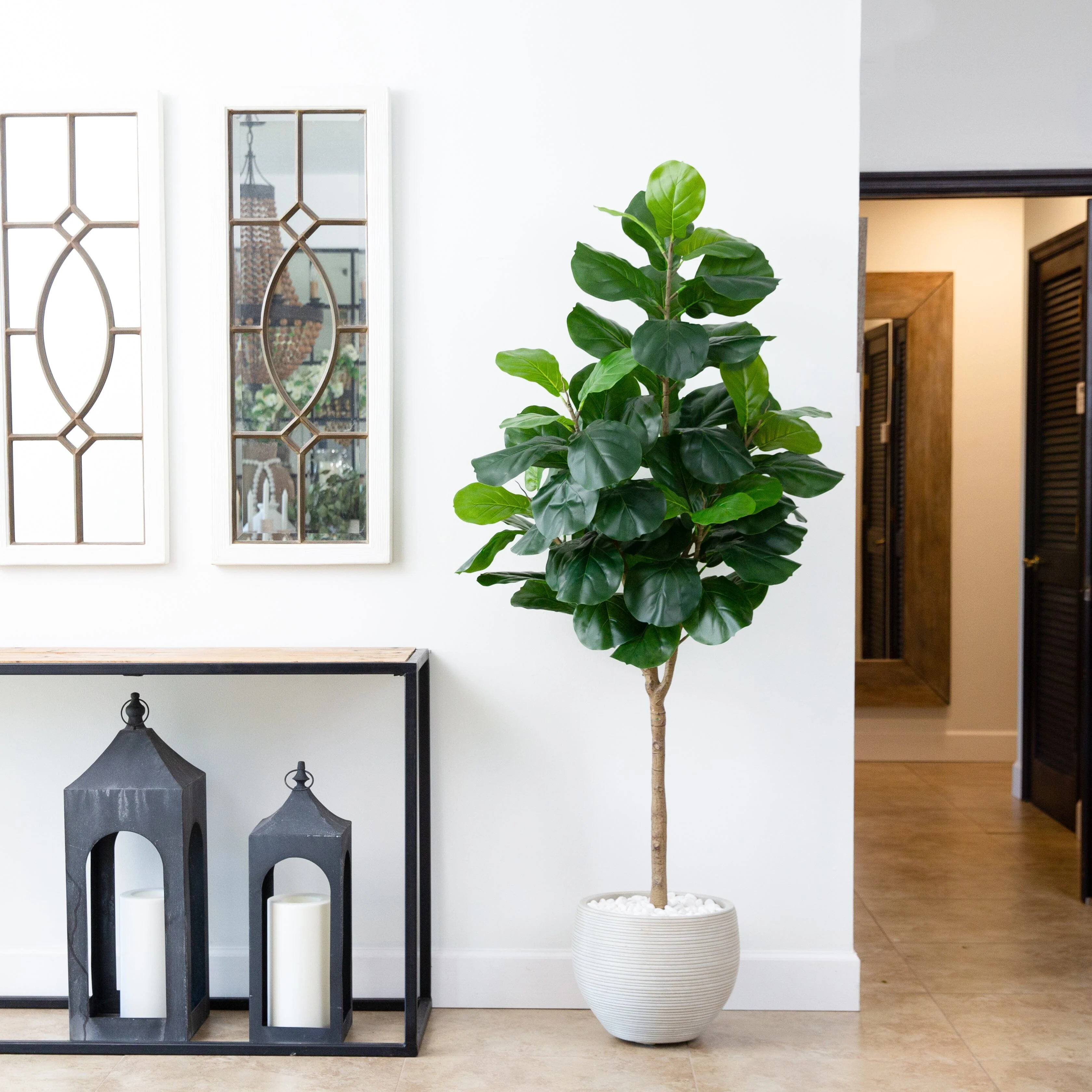 6’ Artificial Fiddle Leaf Tree - Image 3