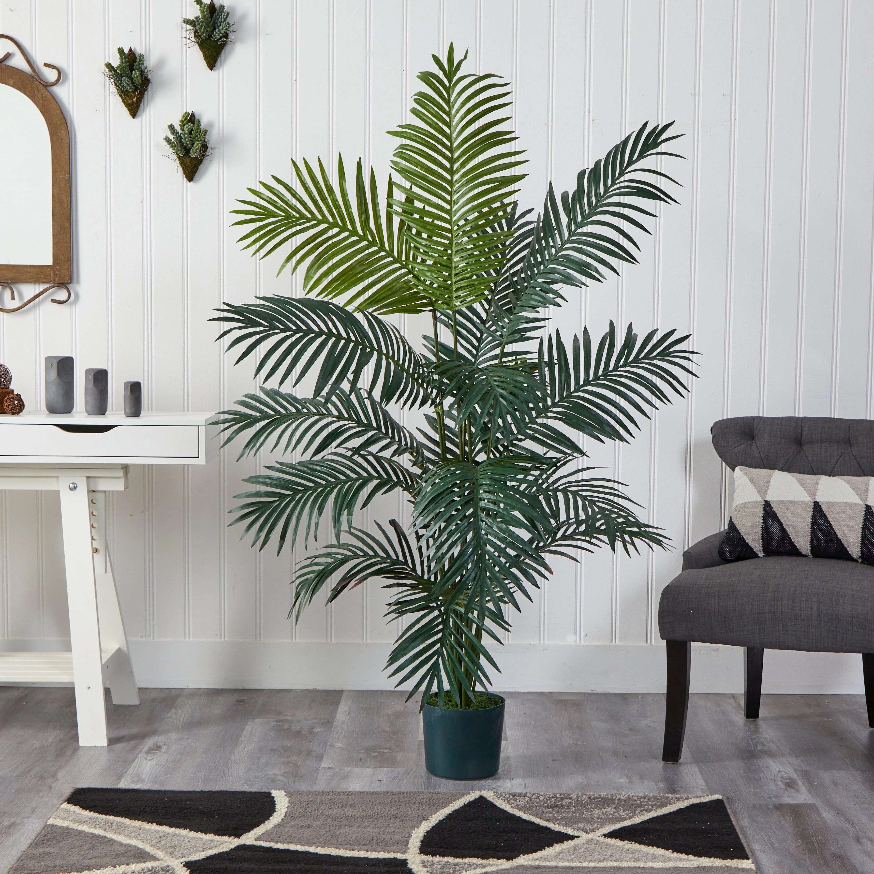 6’ Artificial Paradise Palm Tree - Image 7