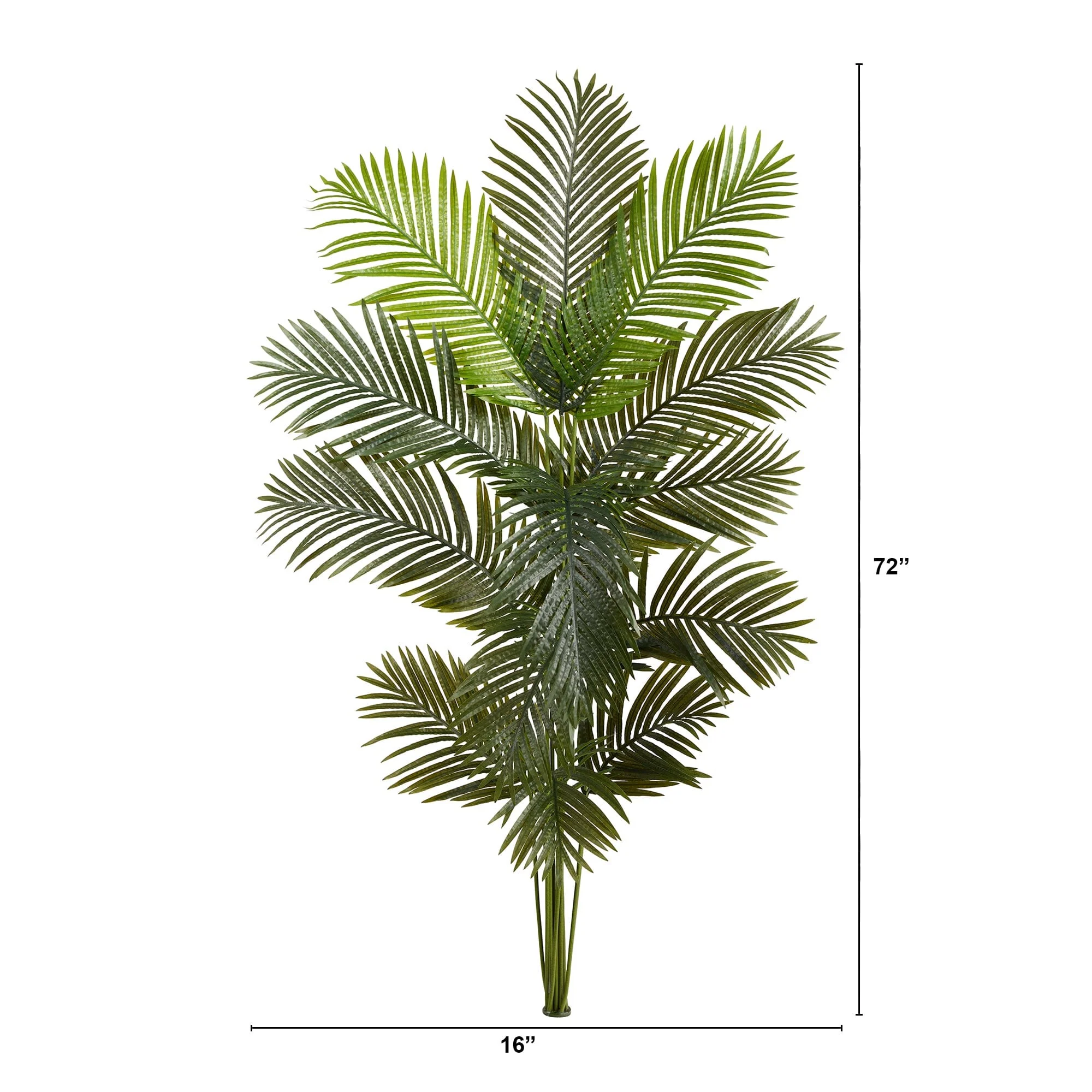 6’ Artificial Paradise Palm Tree (No Pot) - Image 3