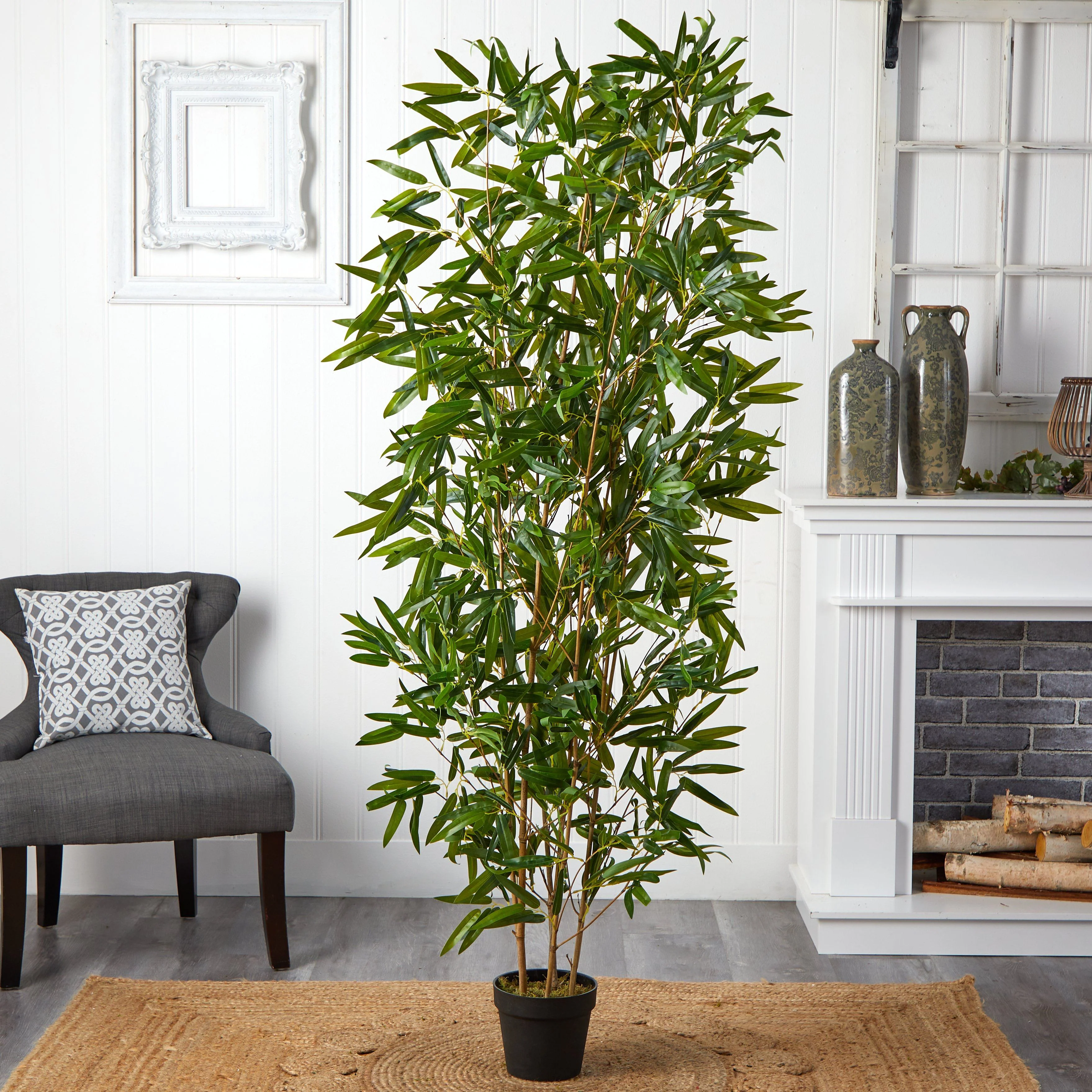 6’ Bamboo Artificial Tree (Real Touch) UV Resistant (Indoor/Outdoor) - Image 3