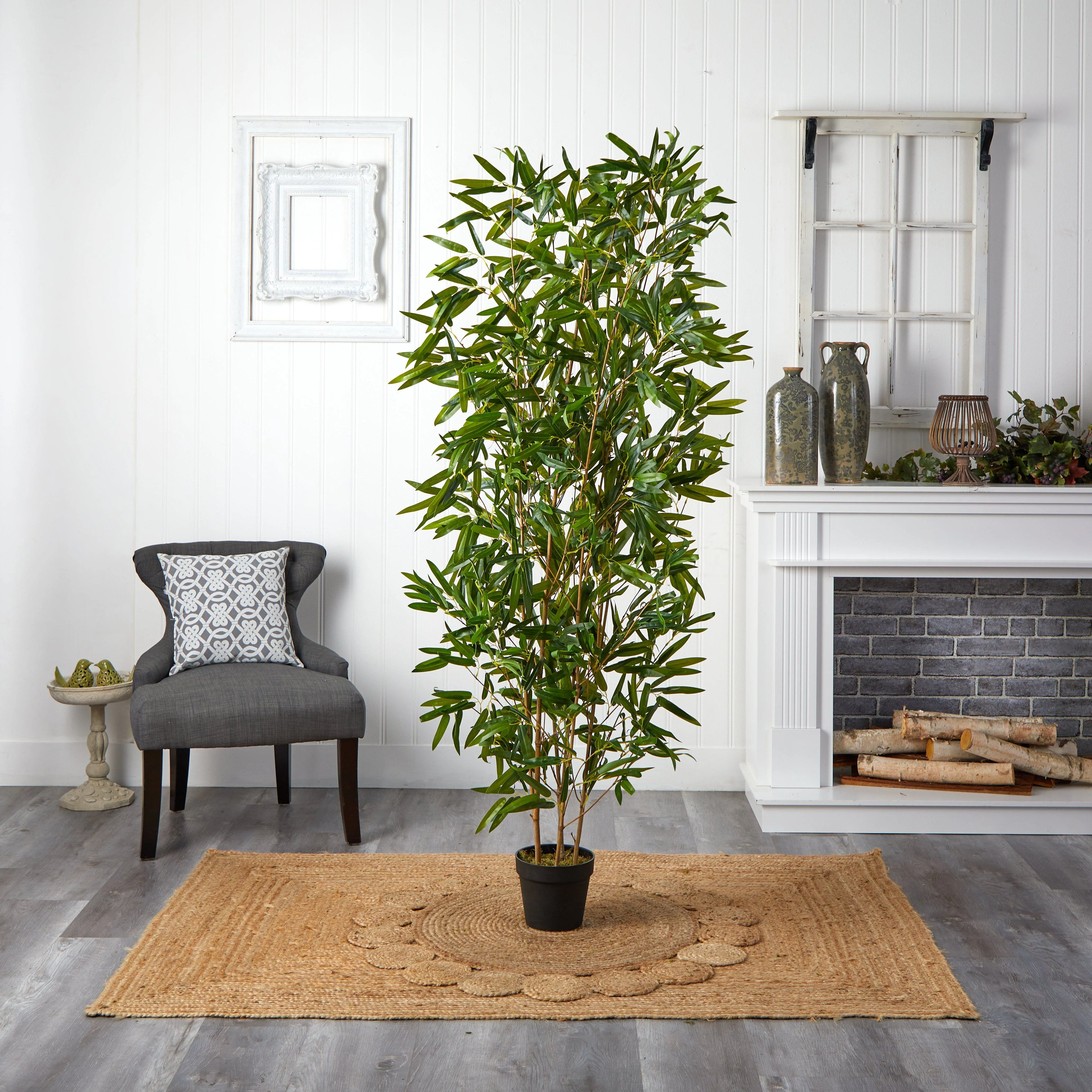 6’ Bamboo Artificial Tree (Real Touch) UV Resistant (Indoor/Outdoor) - Image 4